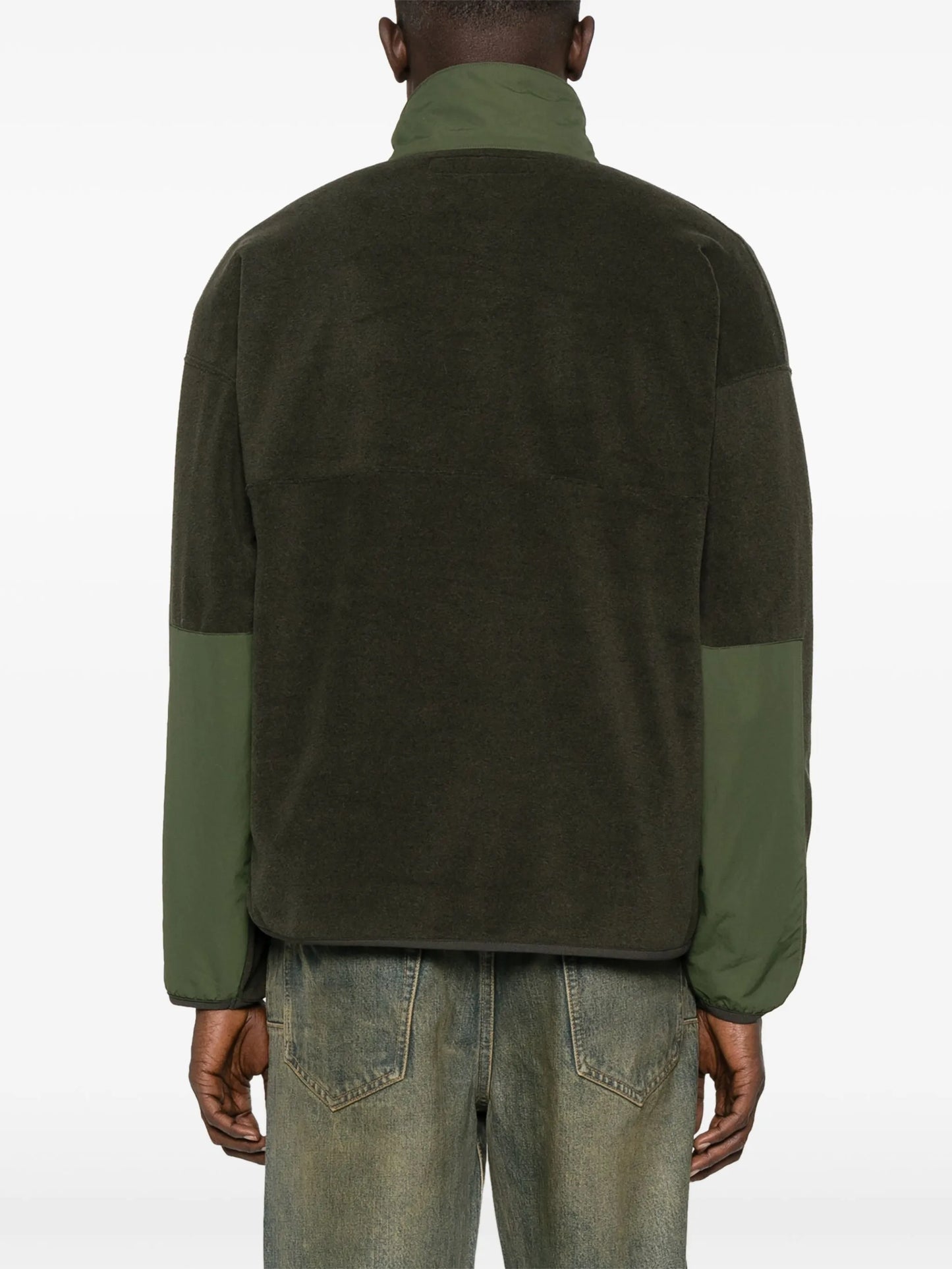 fleece half-zip sweatshirt