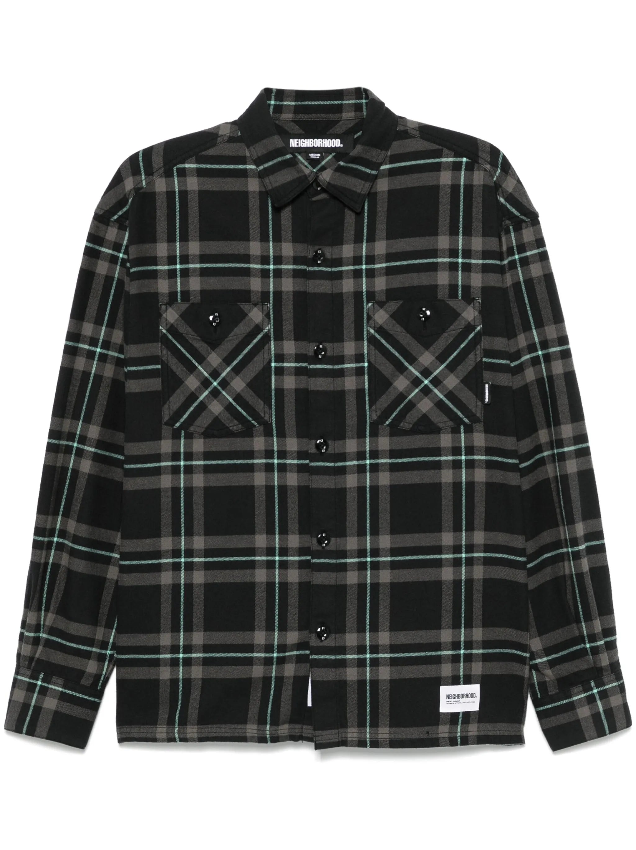 tartan-check shirt