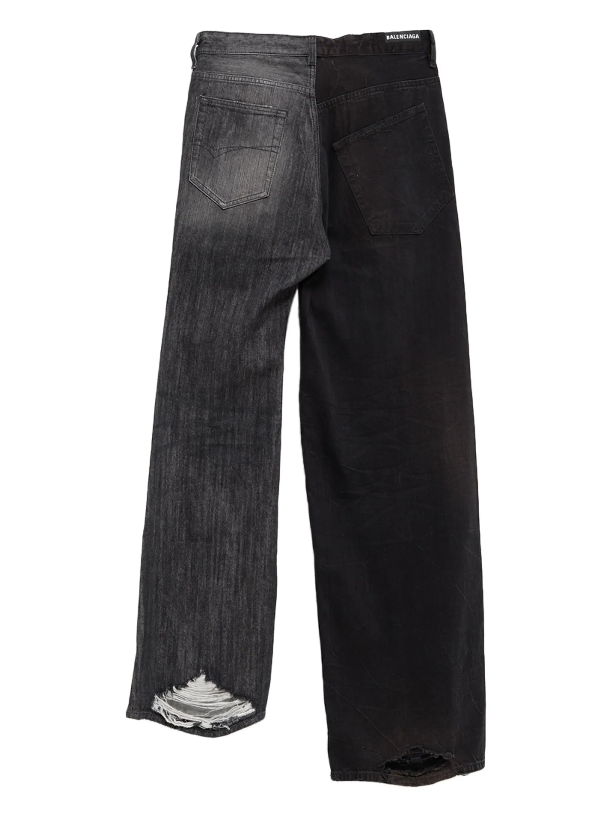 asymmetric jeans
