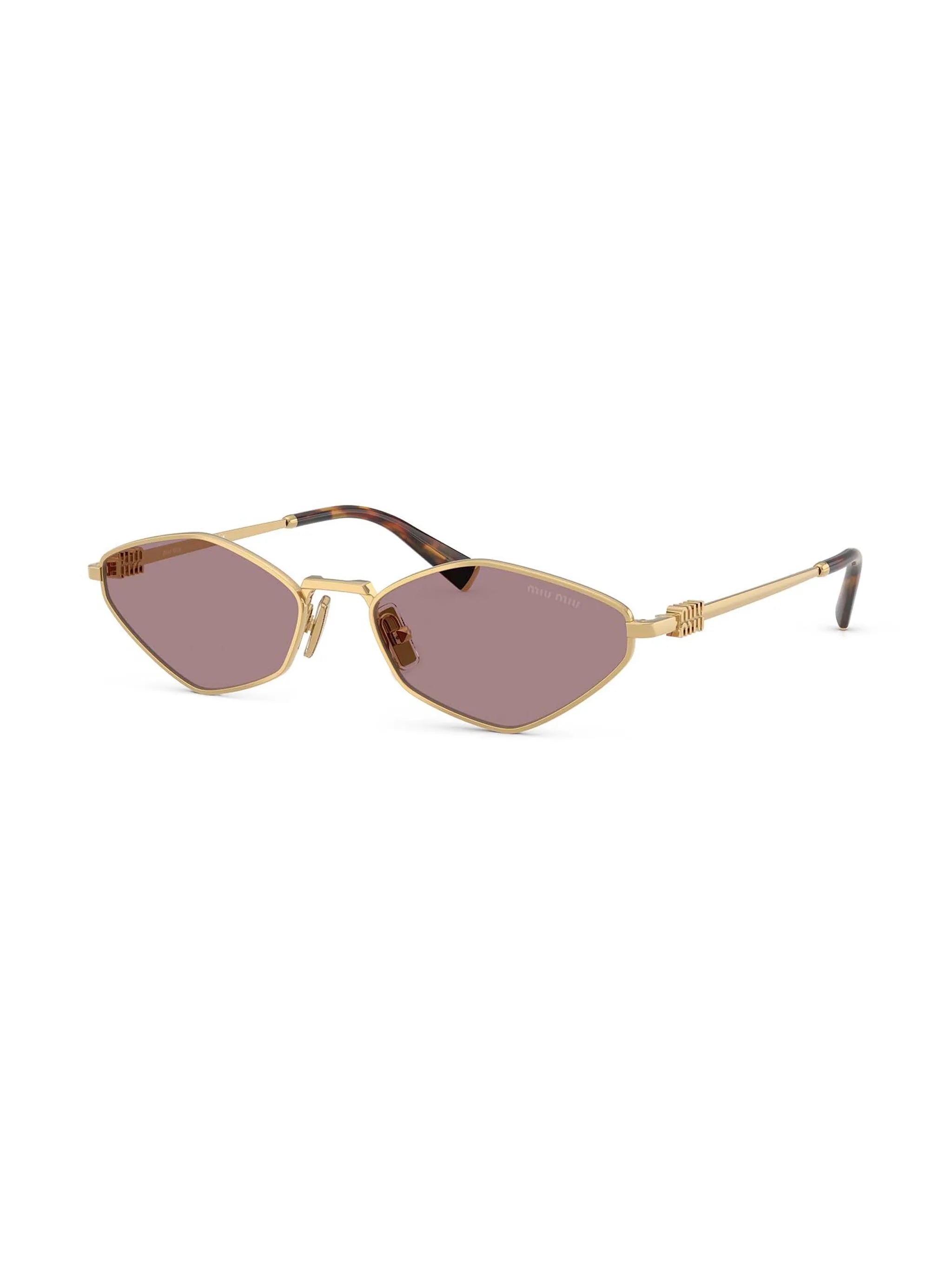 geometric-frame sunglasses