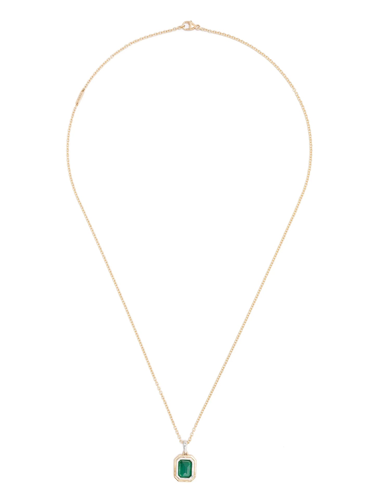 18K yellow gold Equinox peridot necklace