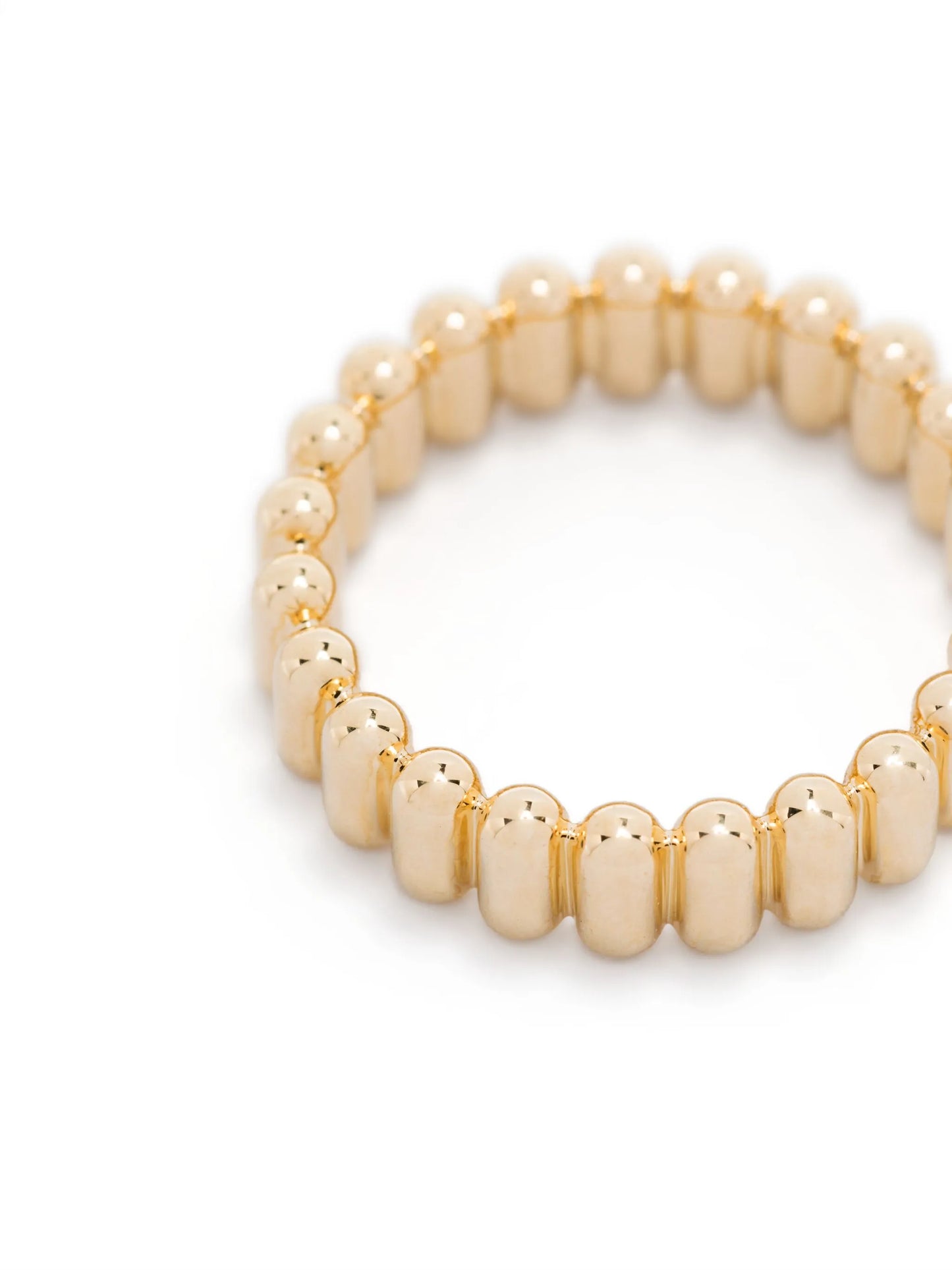 18CT yellow gold Capsule ring