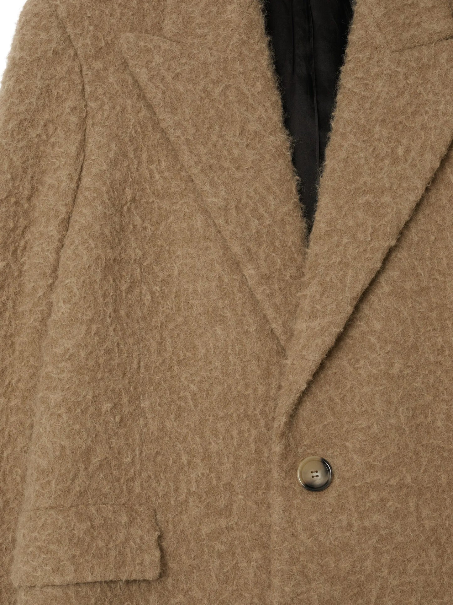 buttoned coat