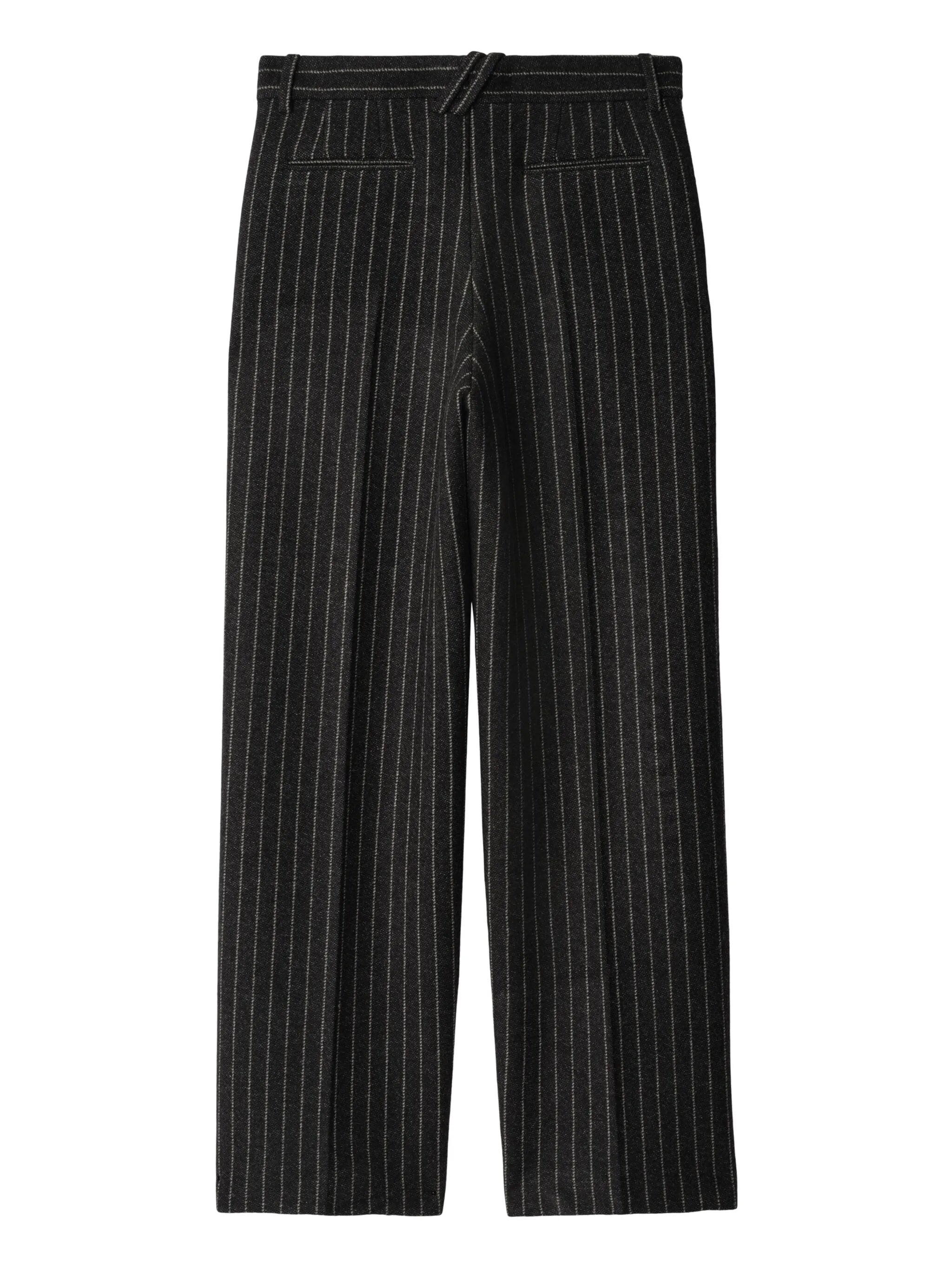pinstripe tailored trousers