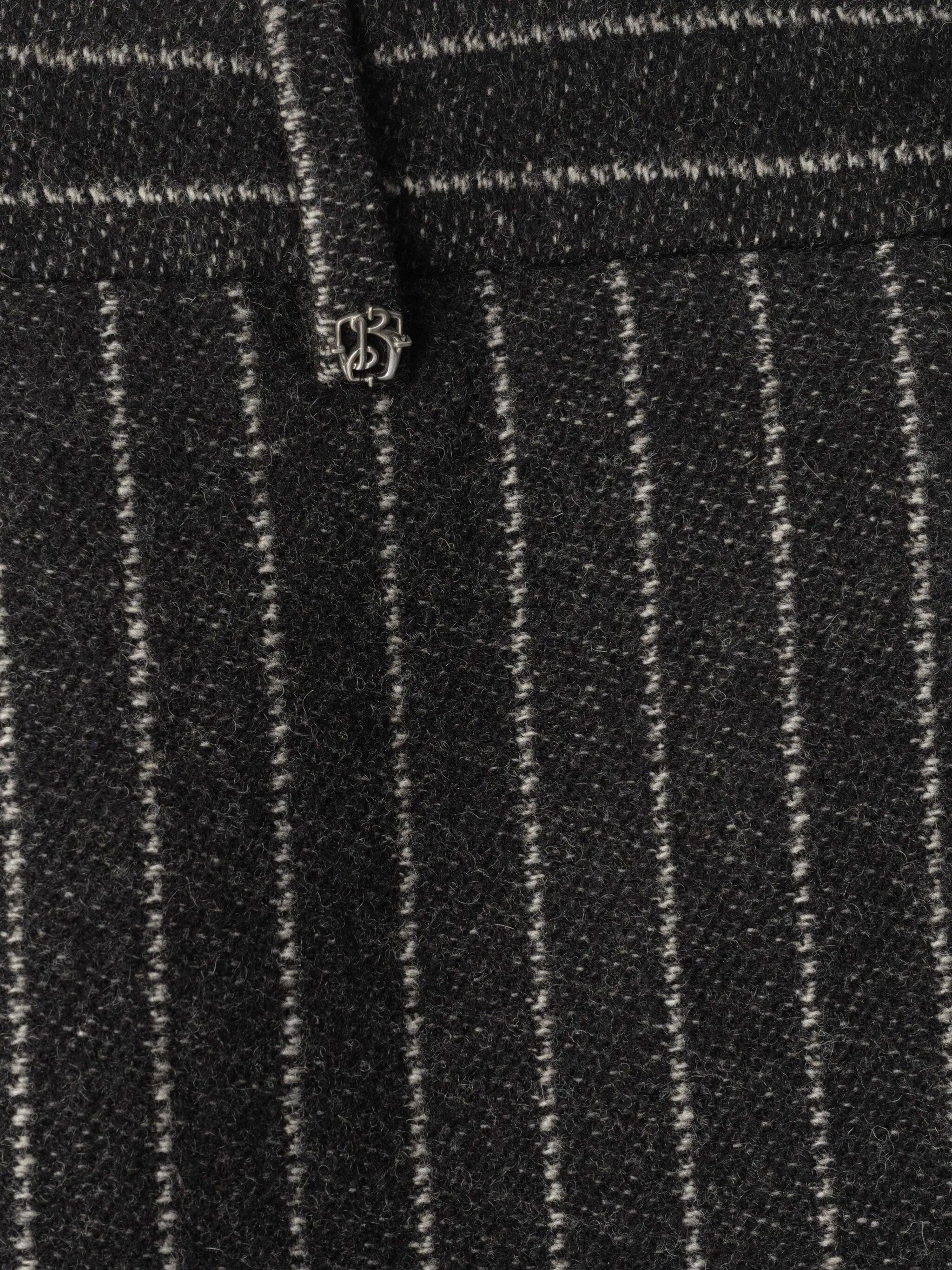 pinstripe tailored trousers
