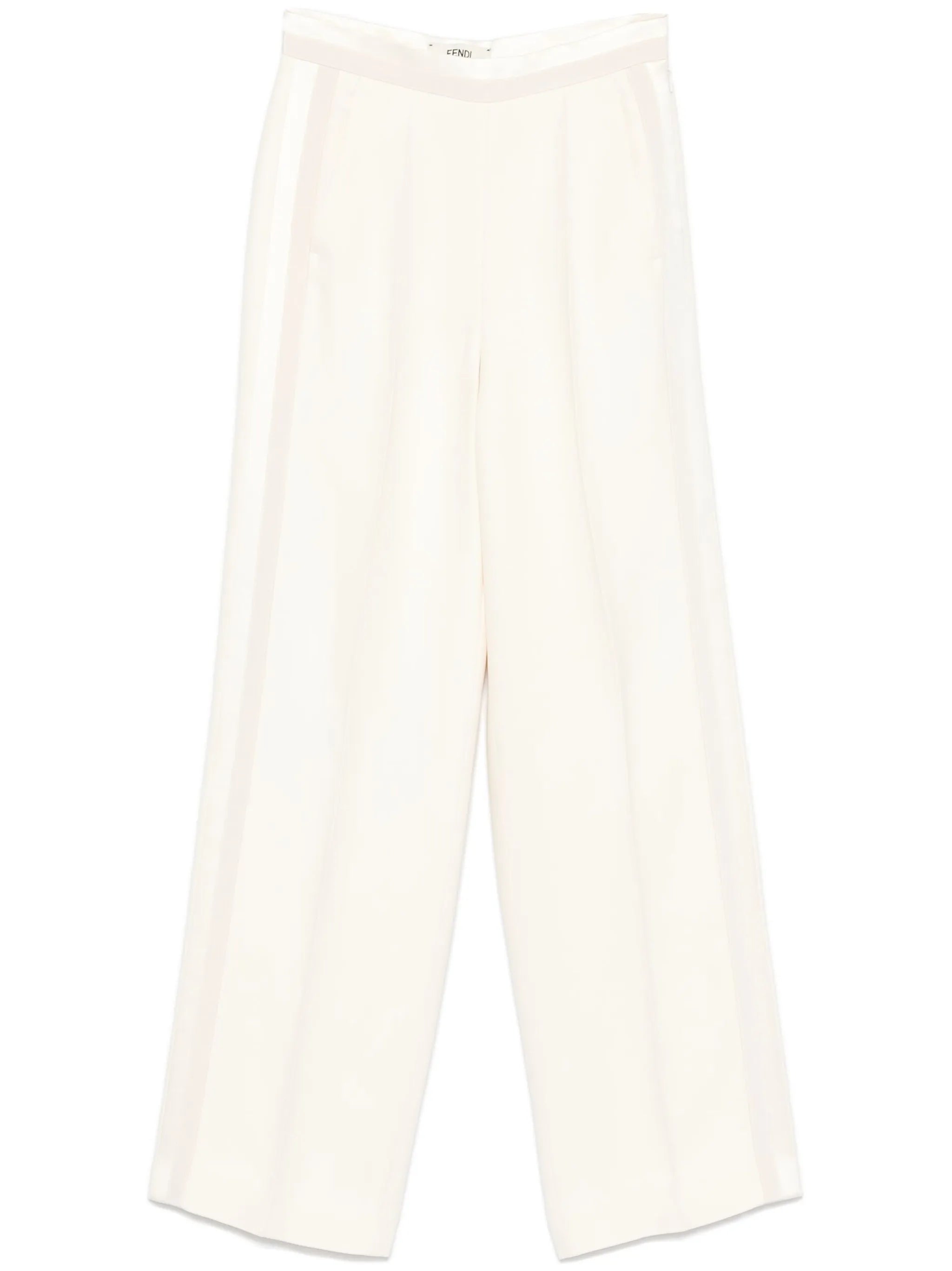 panelled wide-leg trousers