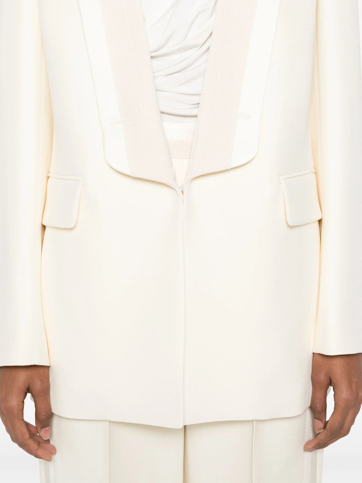 single-breasted blazer