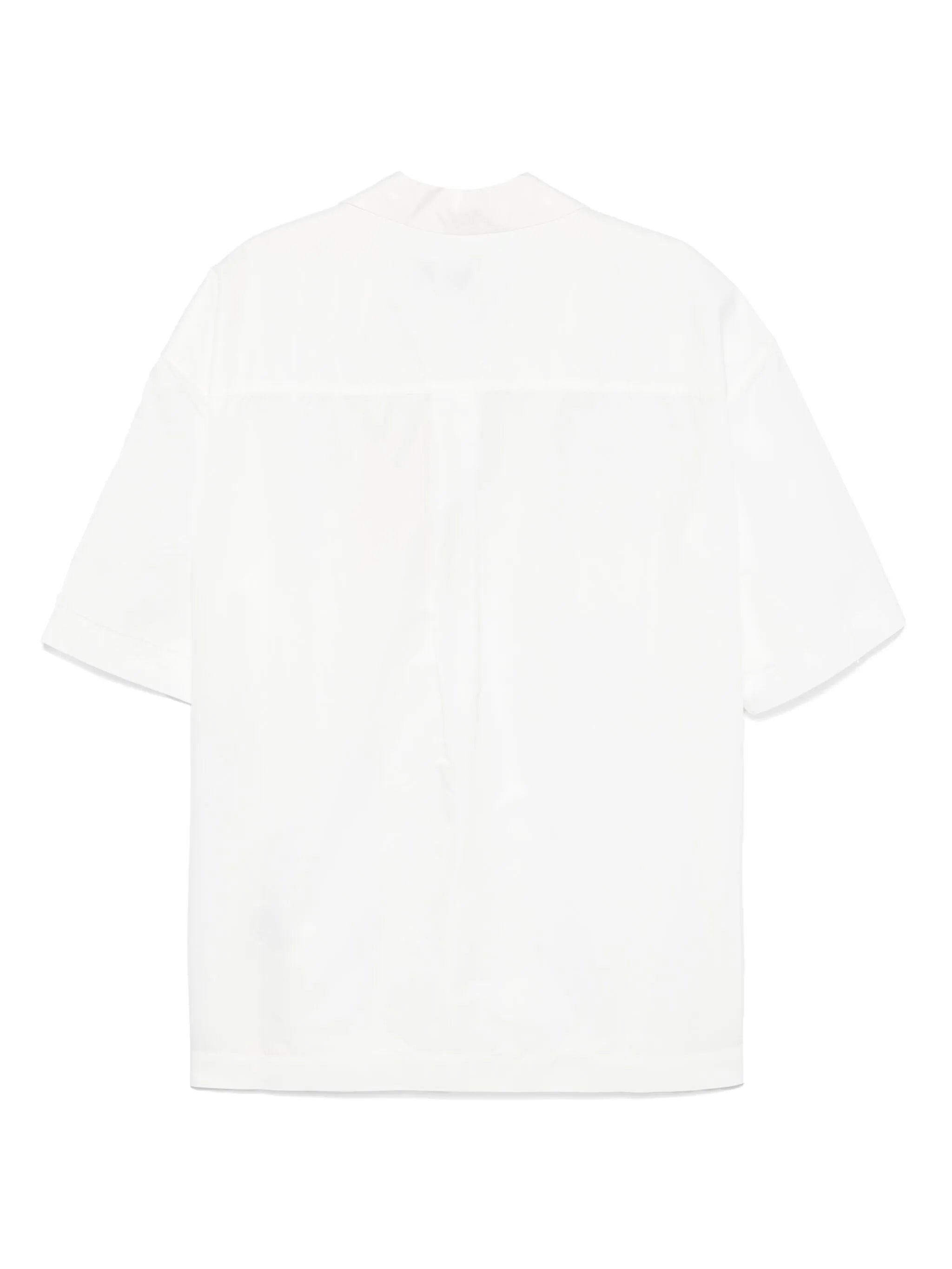 logo-embroidered shirt