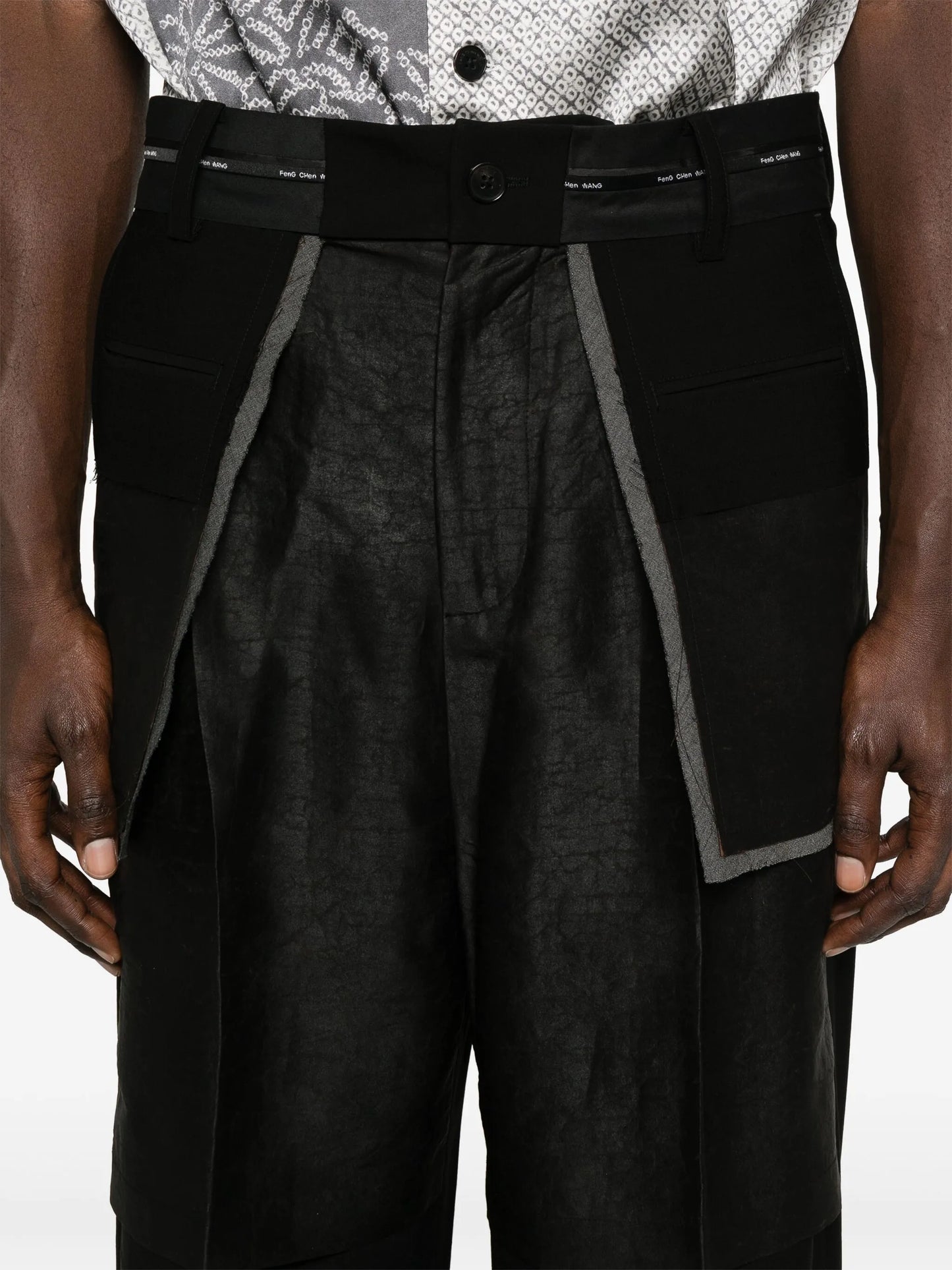 patchwork trousers