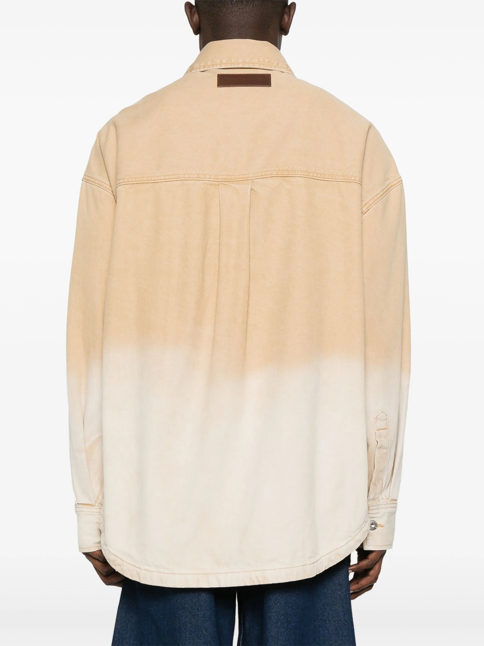 gradienf-effect denim jacket