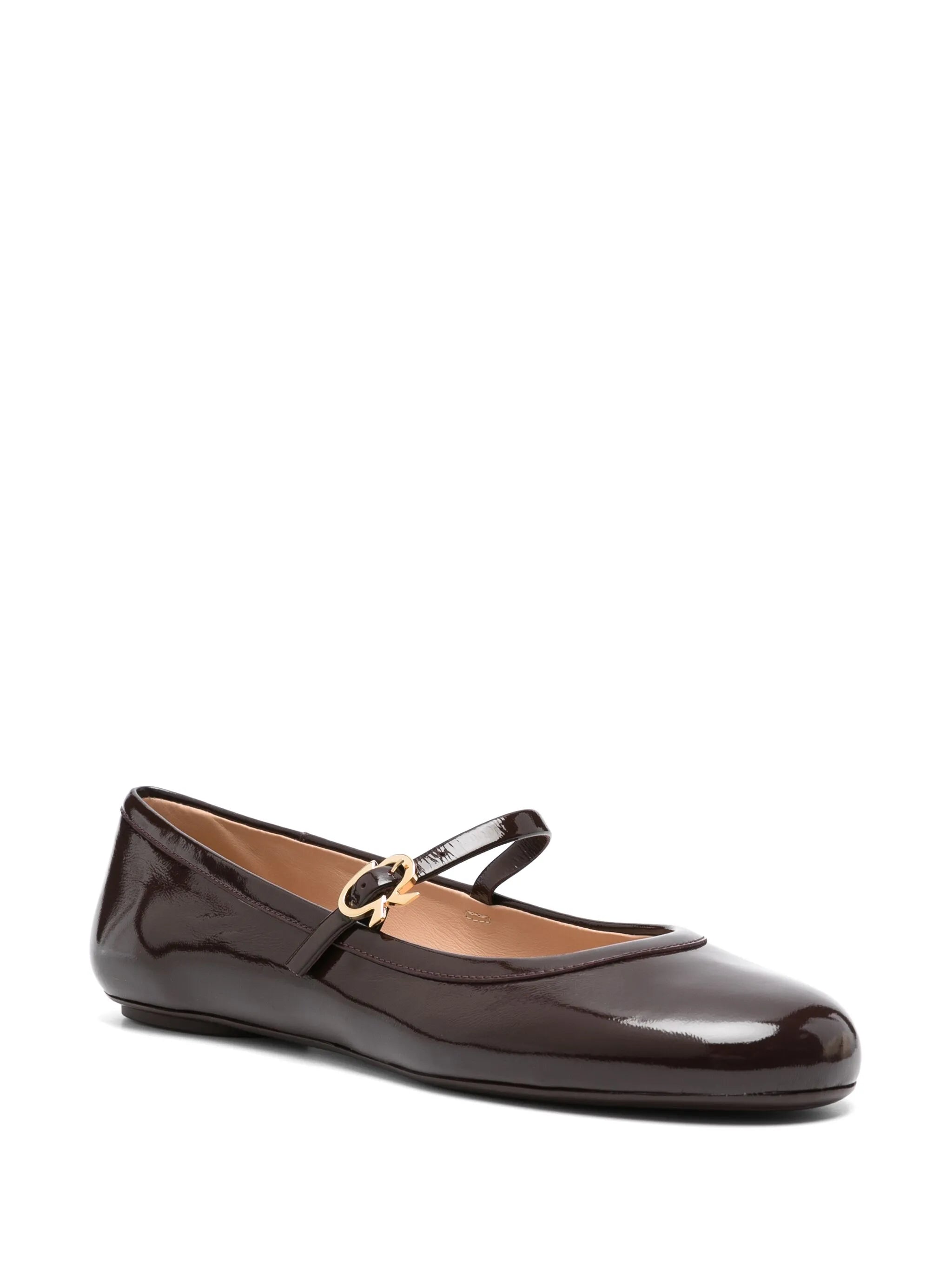 leather ballet flats