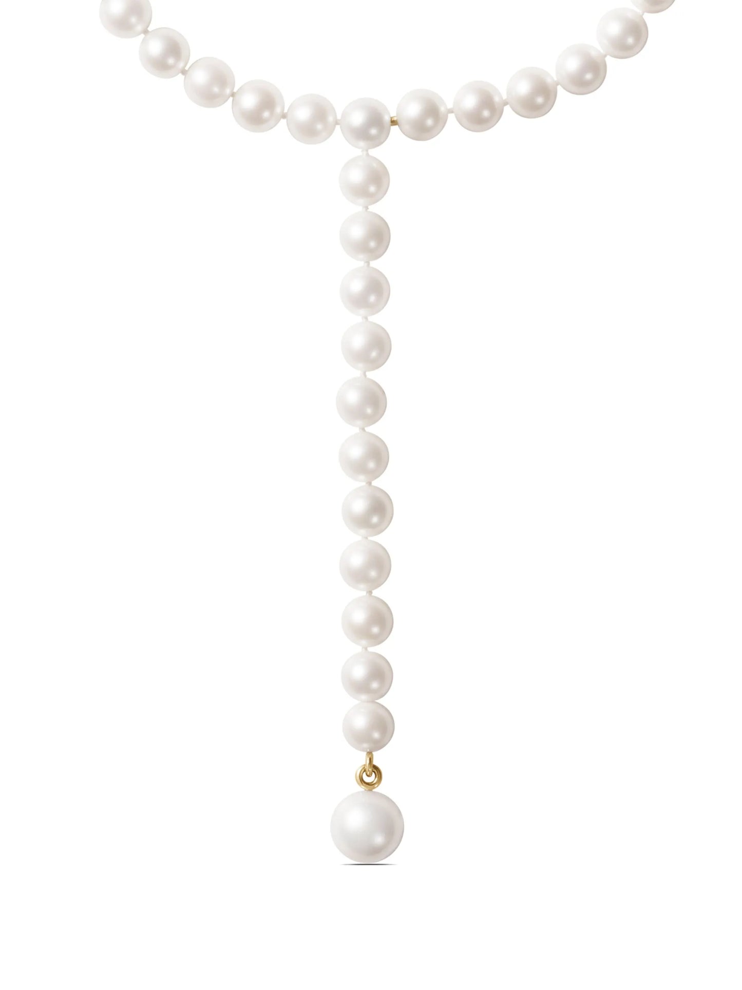 14kt recycled yellow gold La Belle freshwater pearl necklace