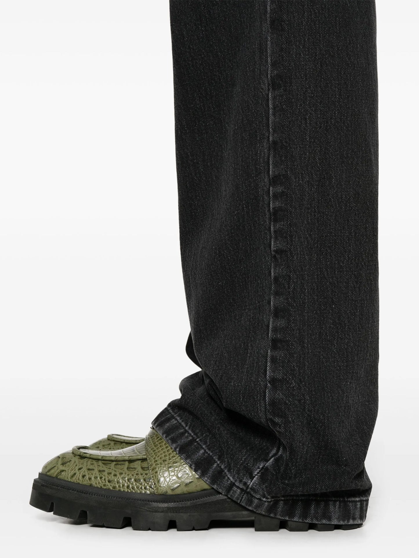 straight-leg jeans