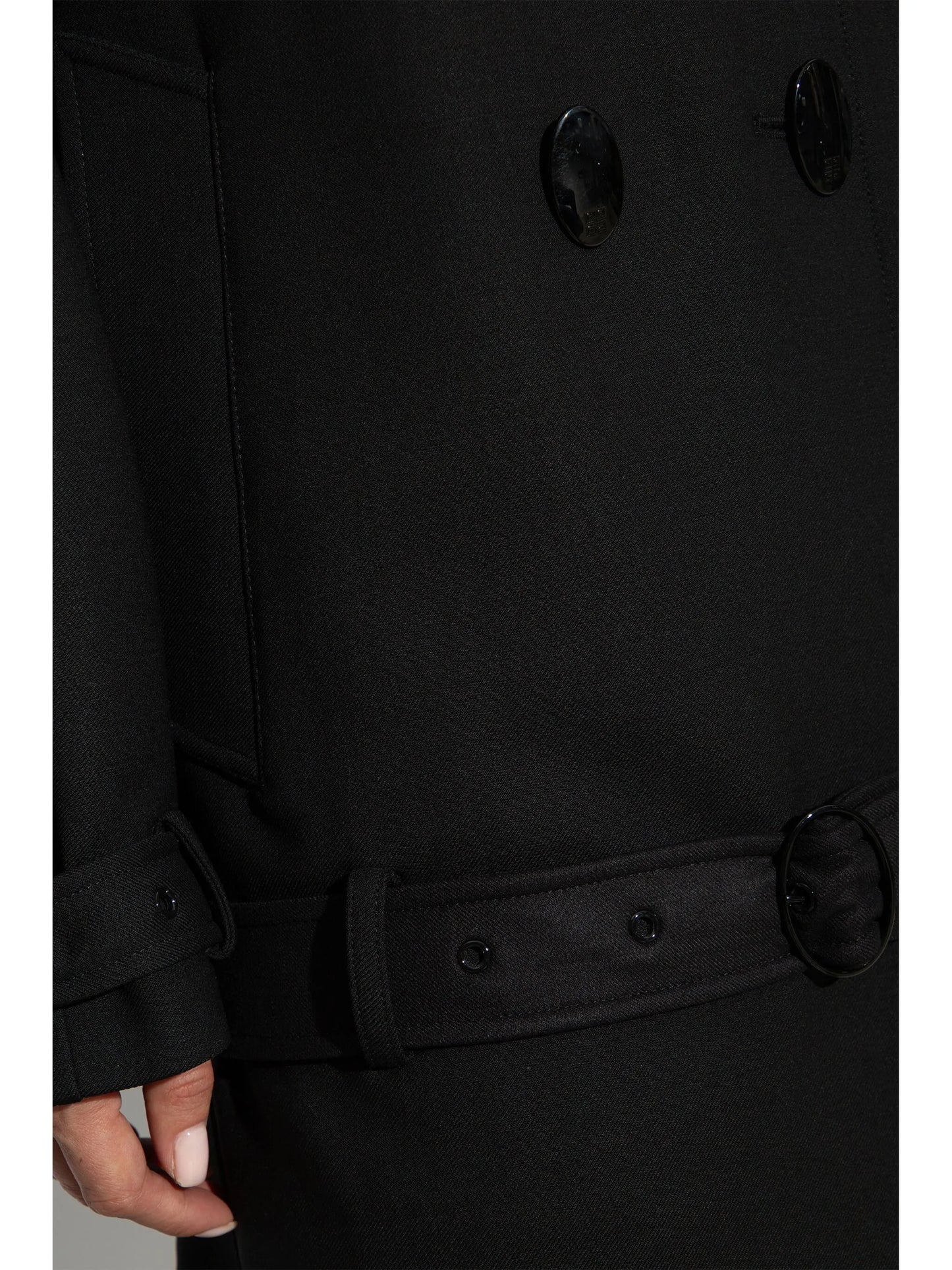 double-breasted coat