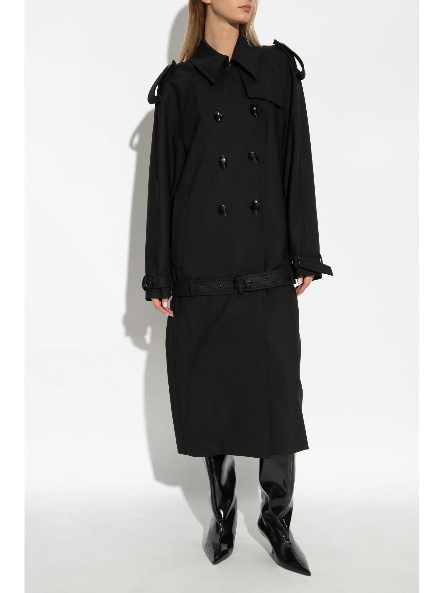 double-breasted coat