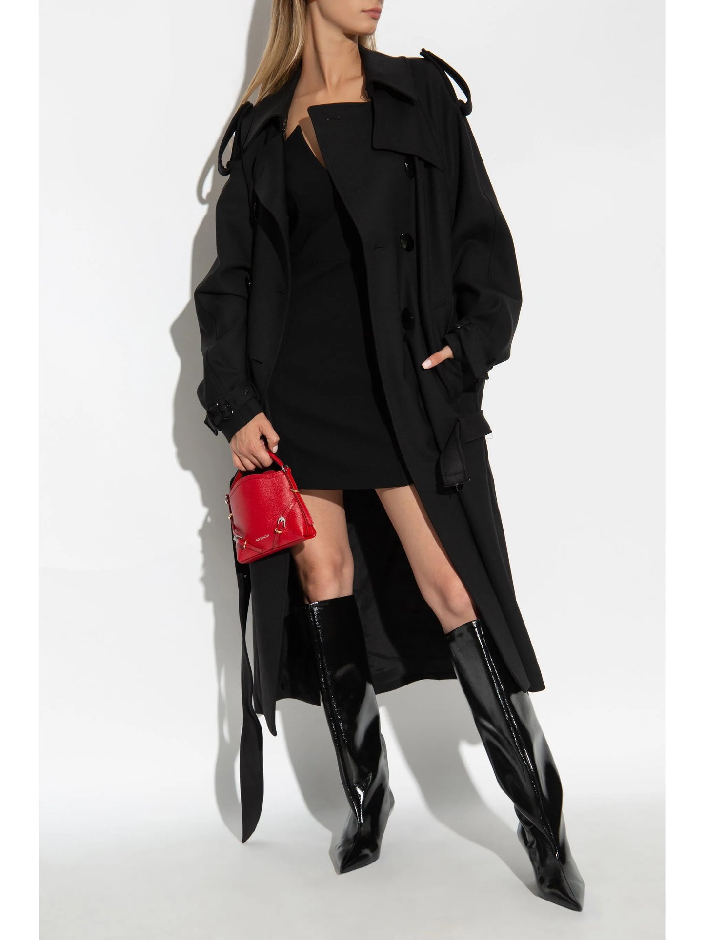 double-breasted coat