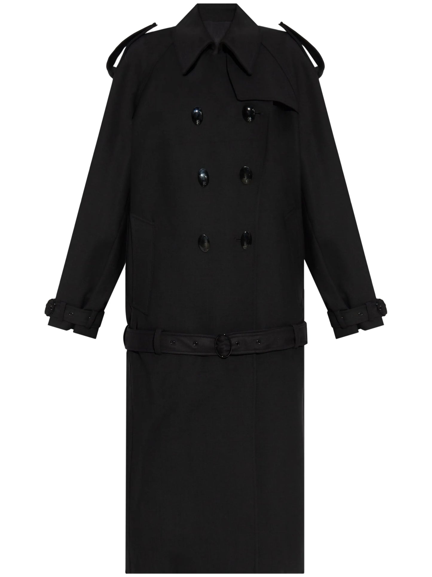 double-breasted coat
