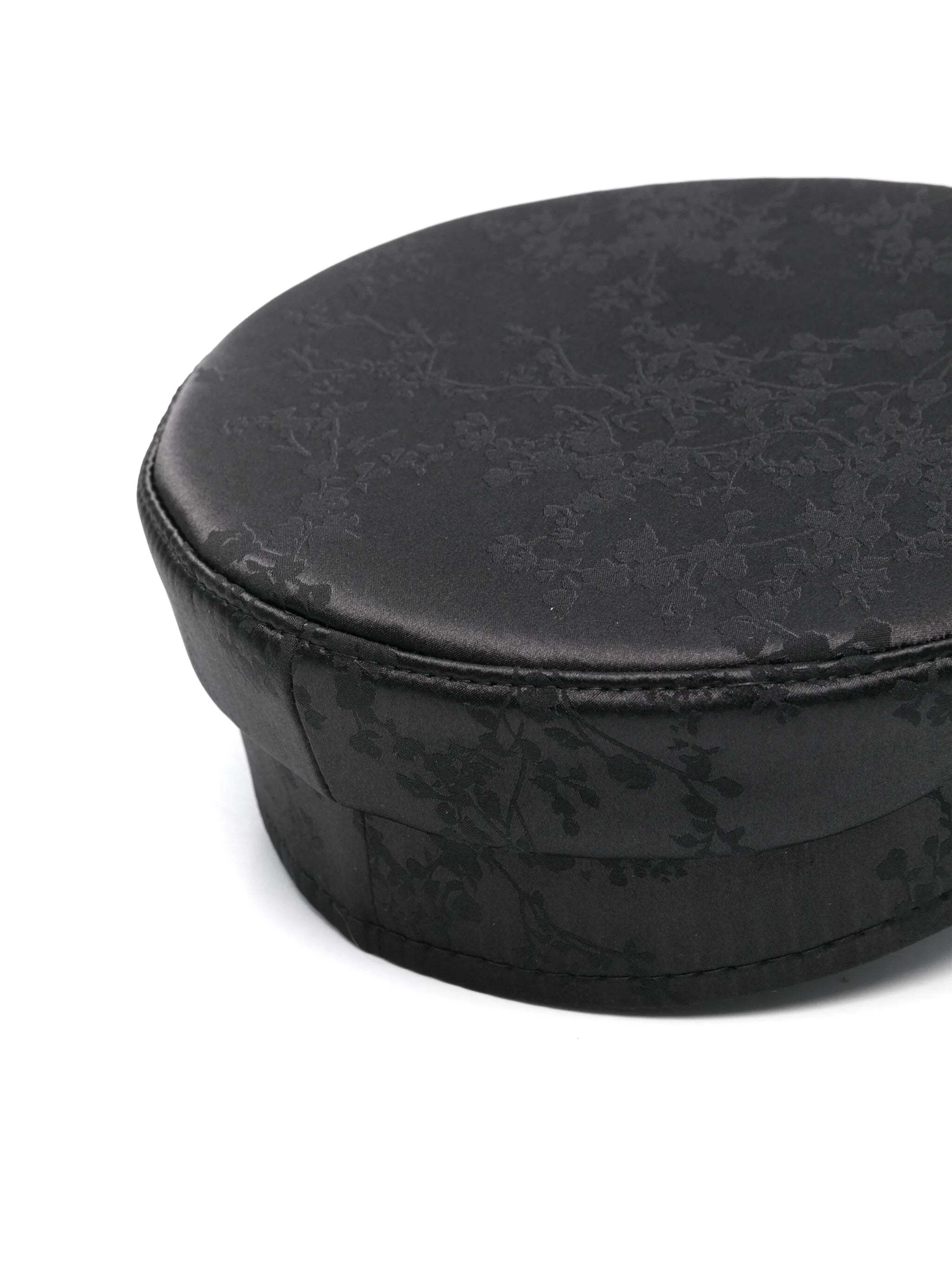 floral-jacquard hat
