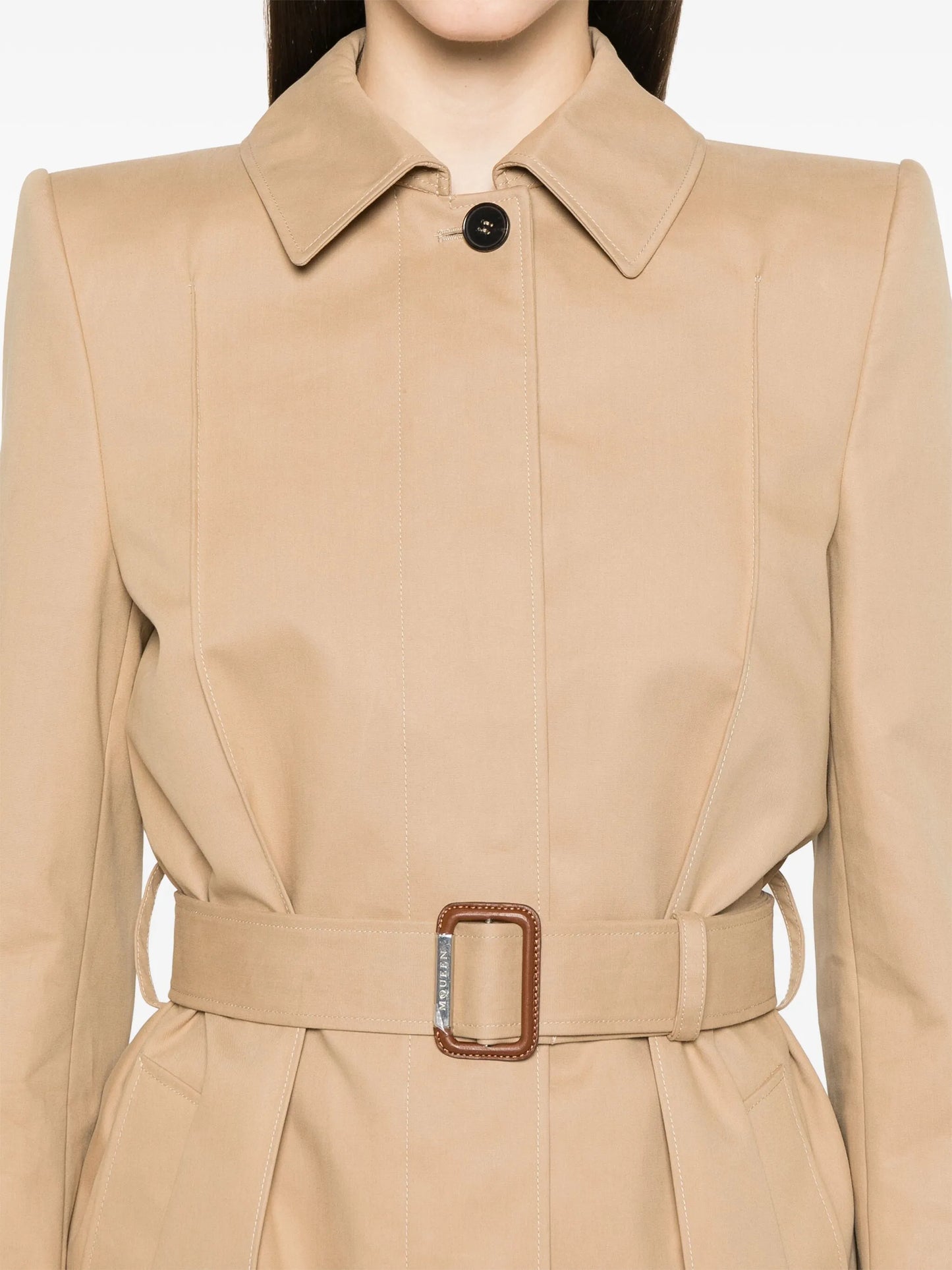 belted trench coat