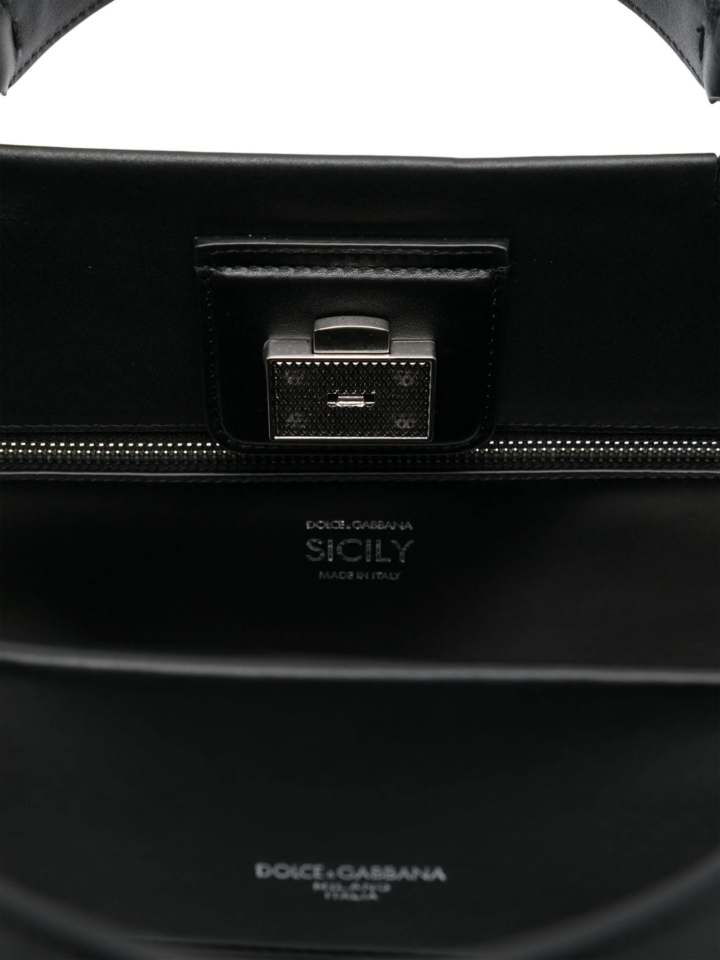 leather-trim tote bag