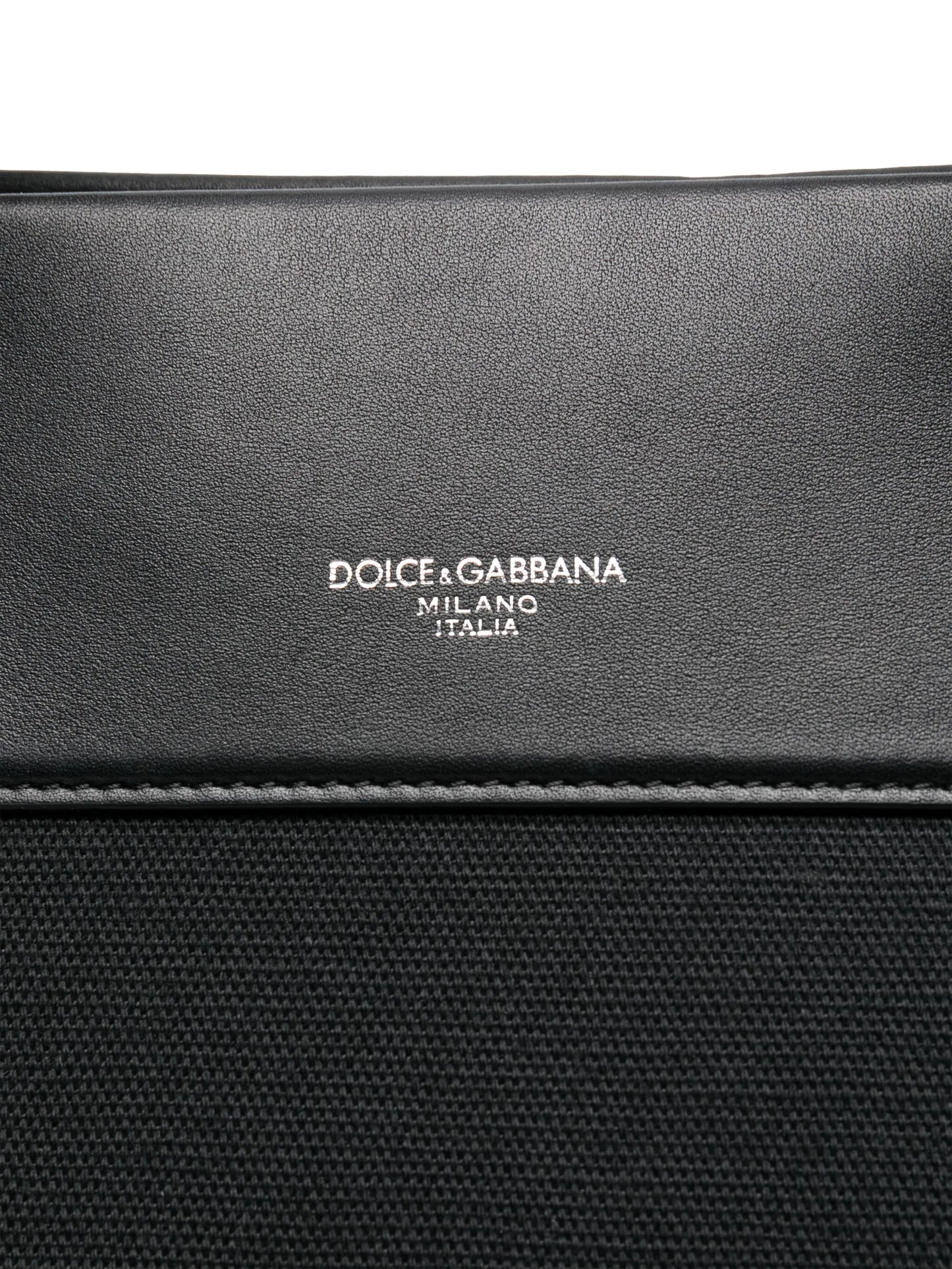 leather-trim tote bag