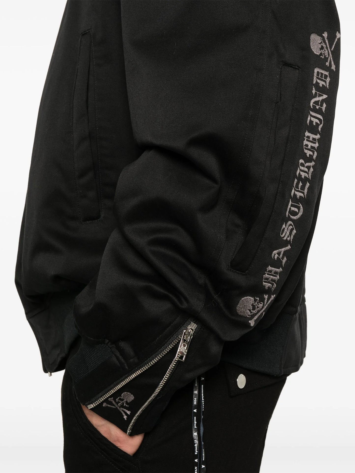 Puzzle bomber jacket