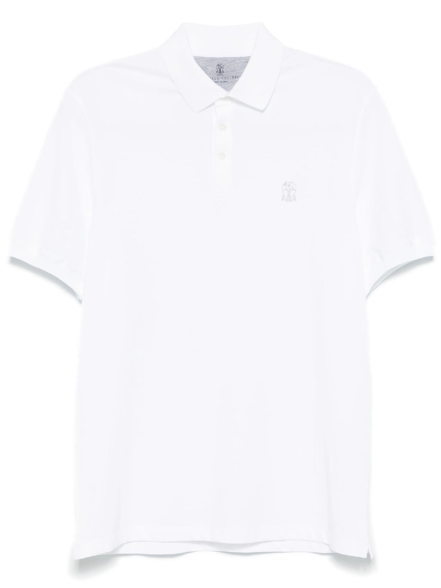 logo-print polo shirt