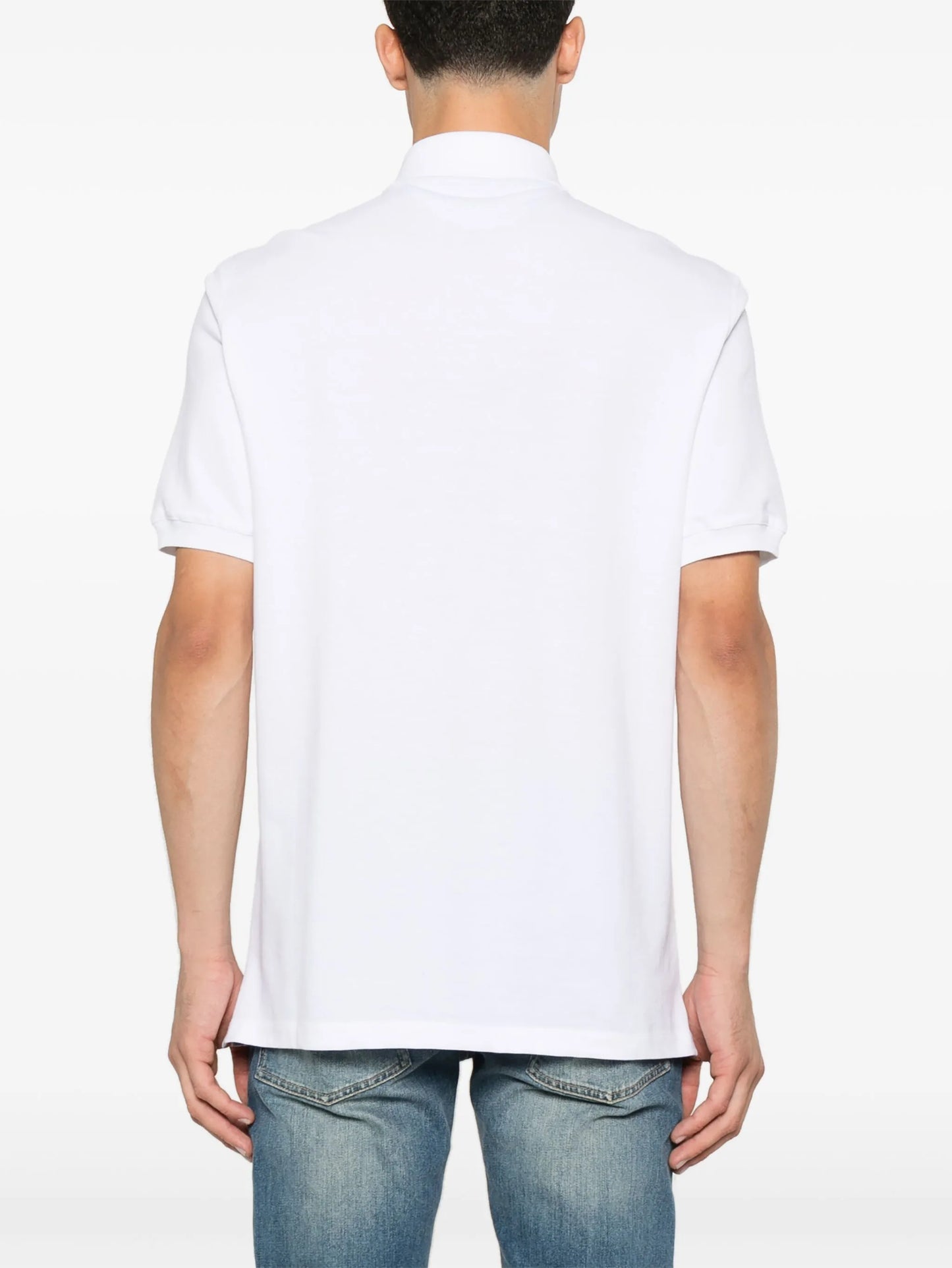logo-print polo shirt
