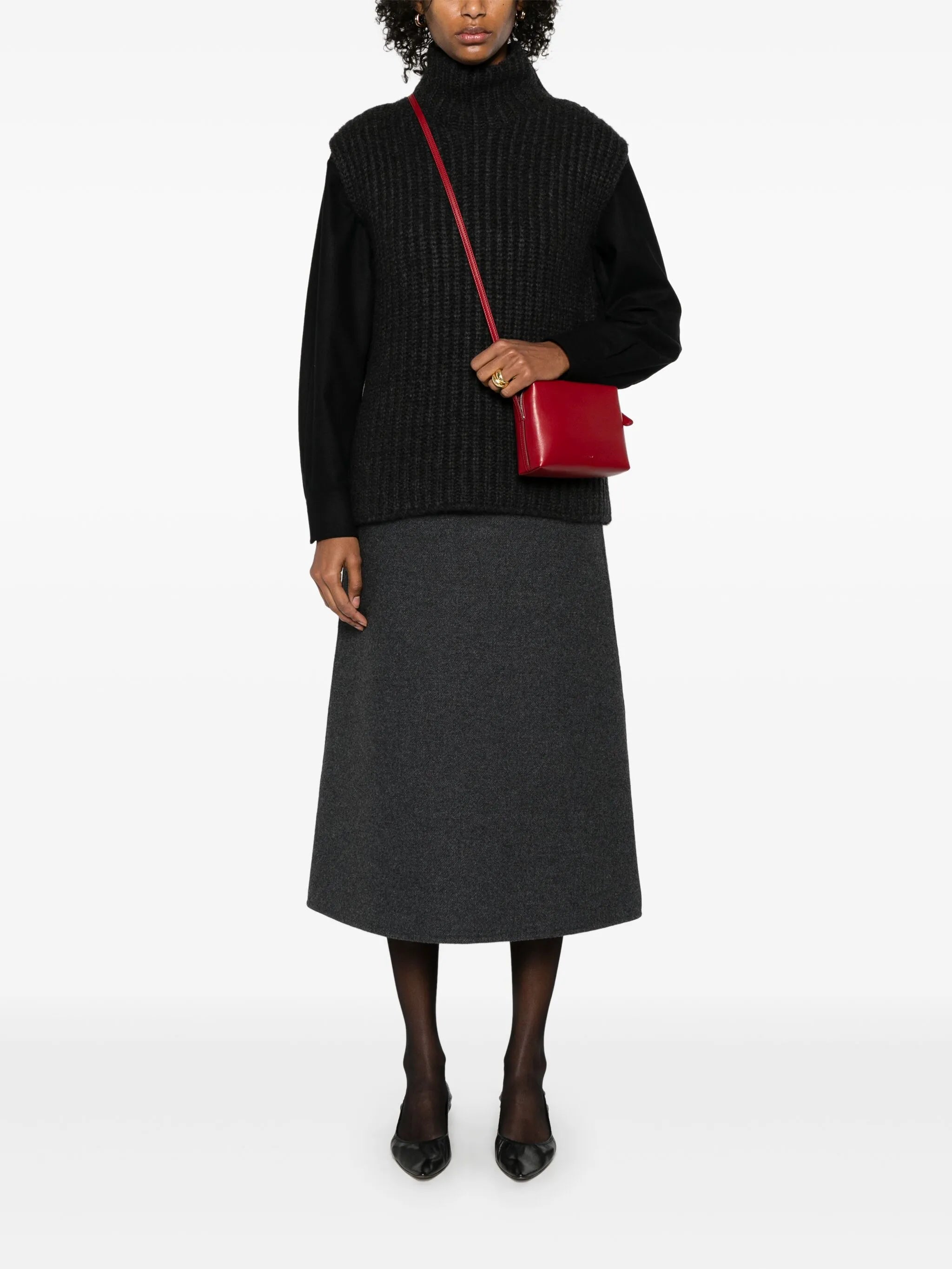 Lison midi skirt