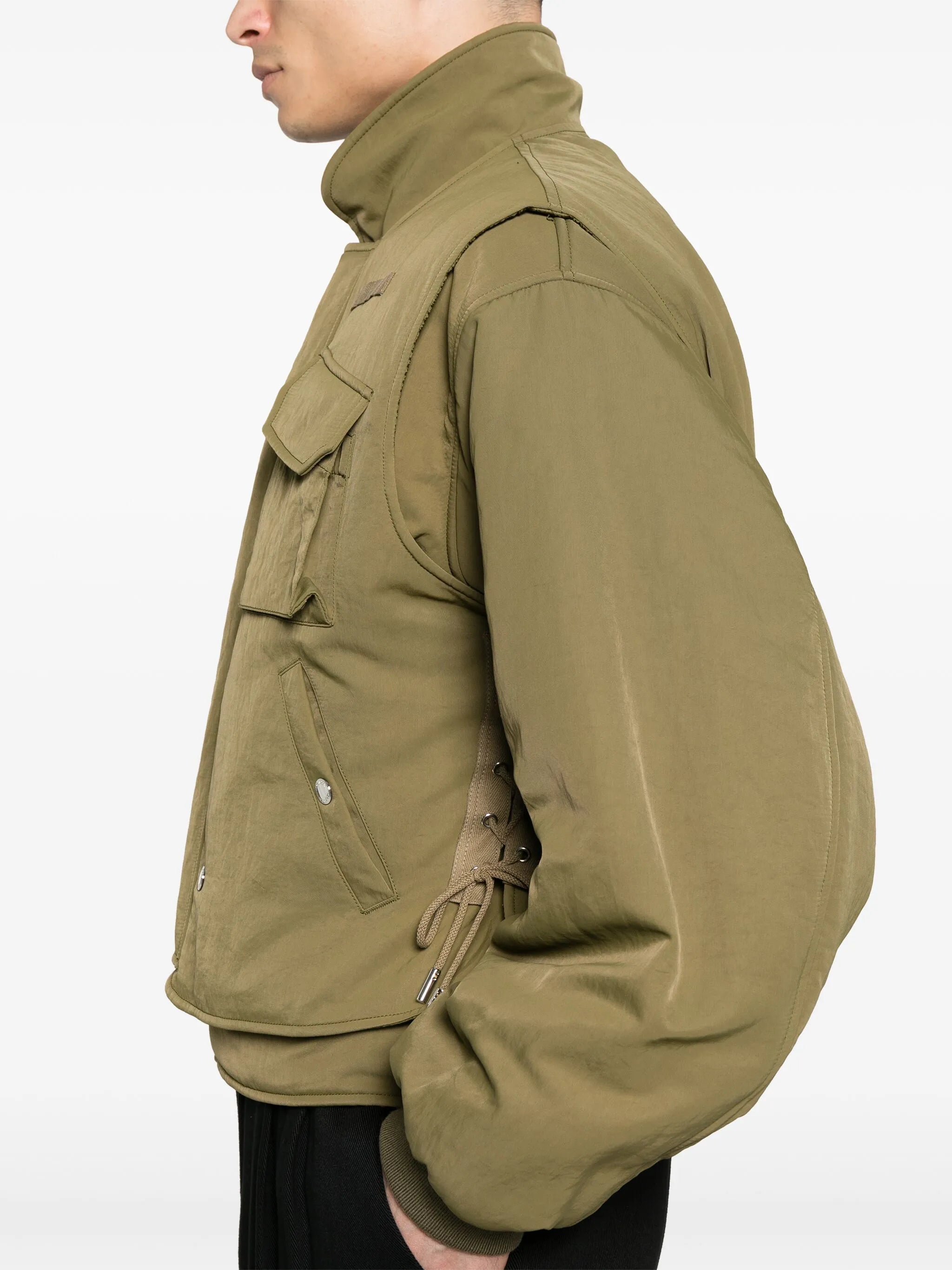 double layer bomber jacket