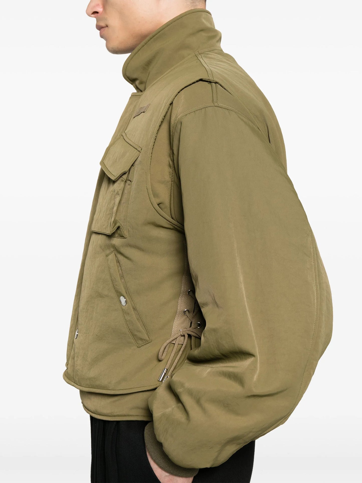 double layer bomber jacket