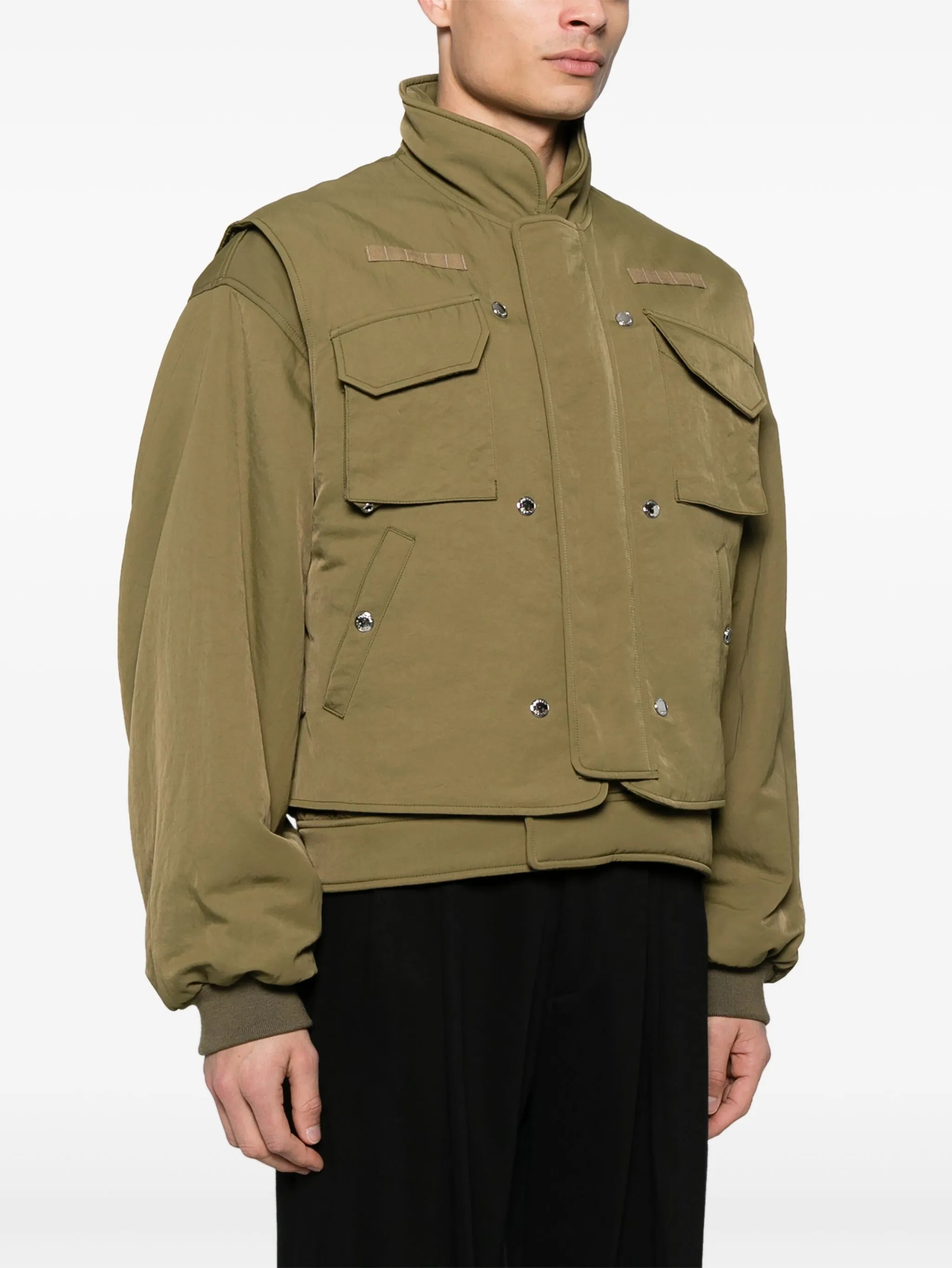 double layer bomber jacket