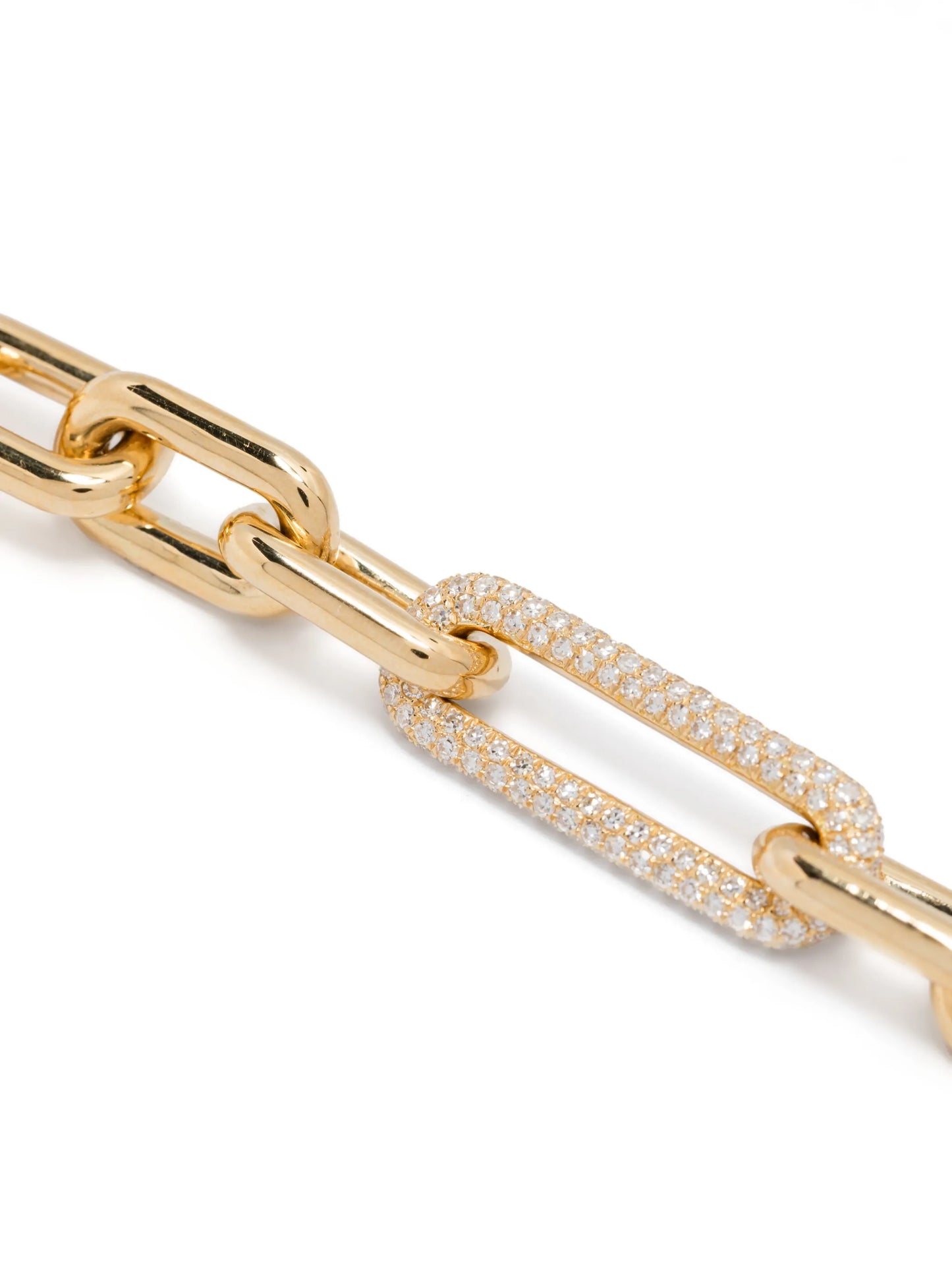 18K yellow gold diamonds bracelet