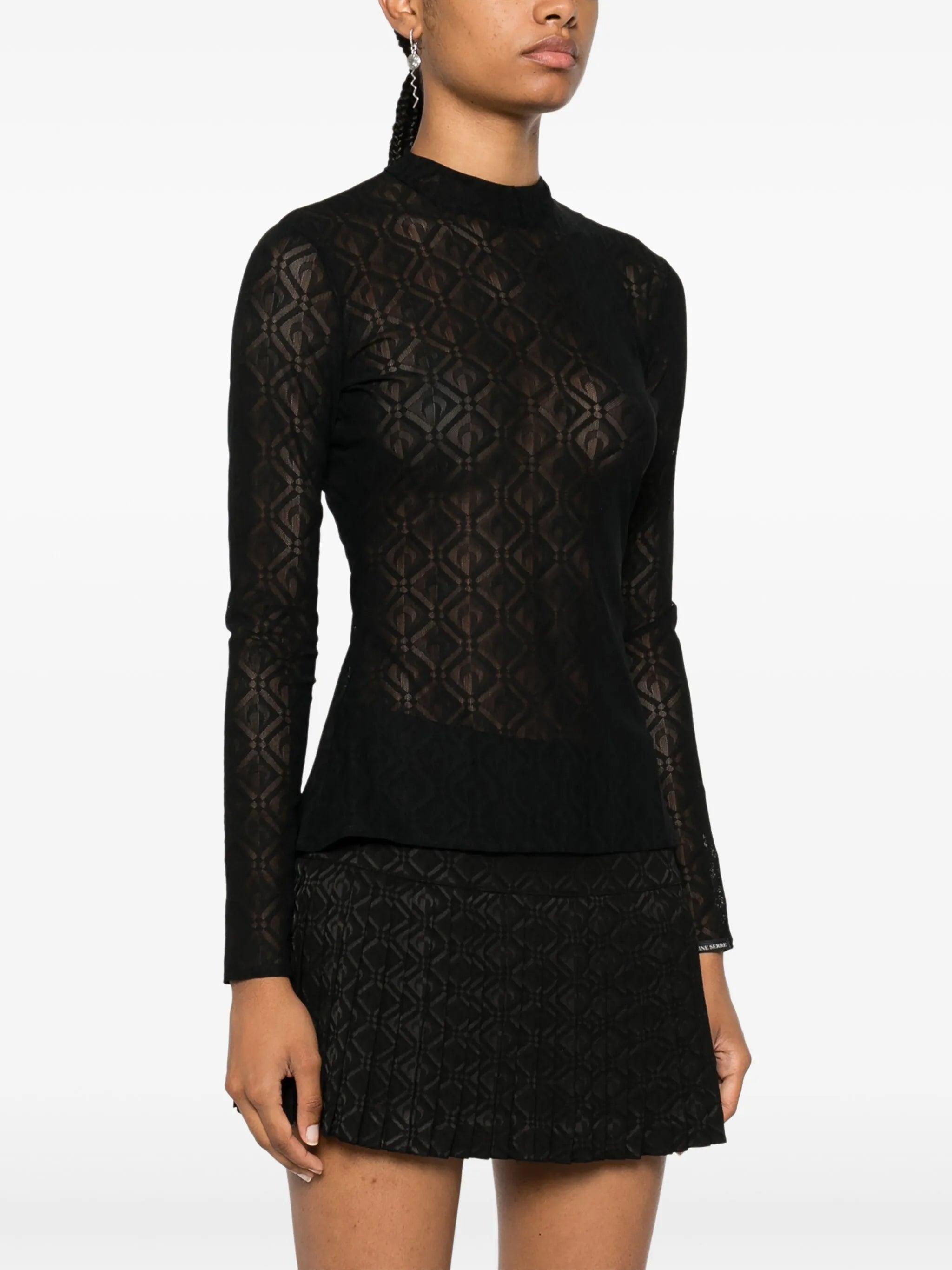 Moon Diamant mesh top