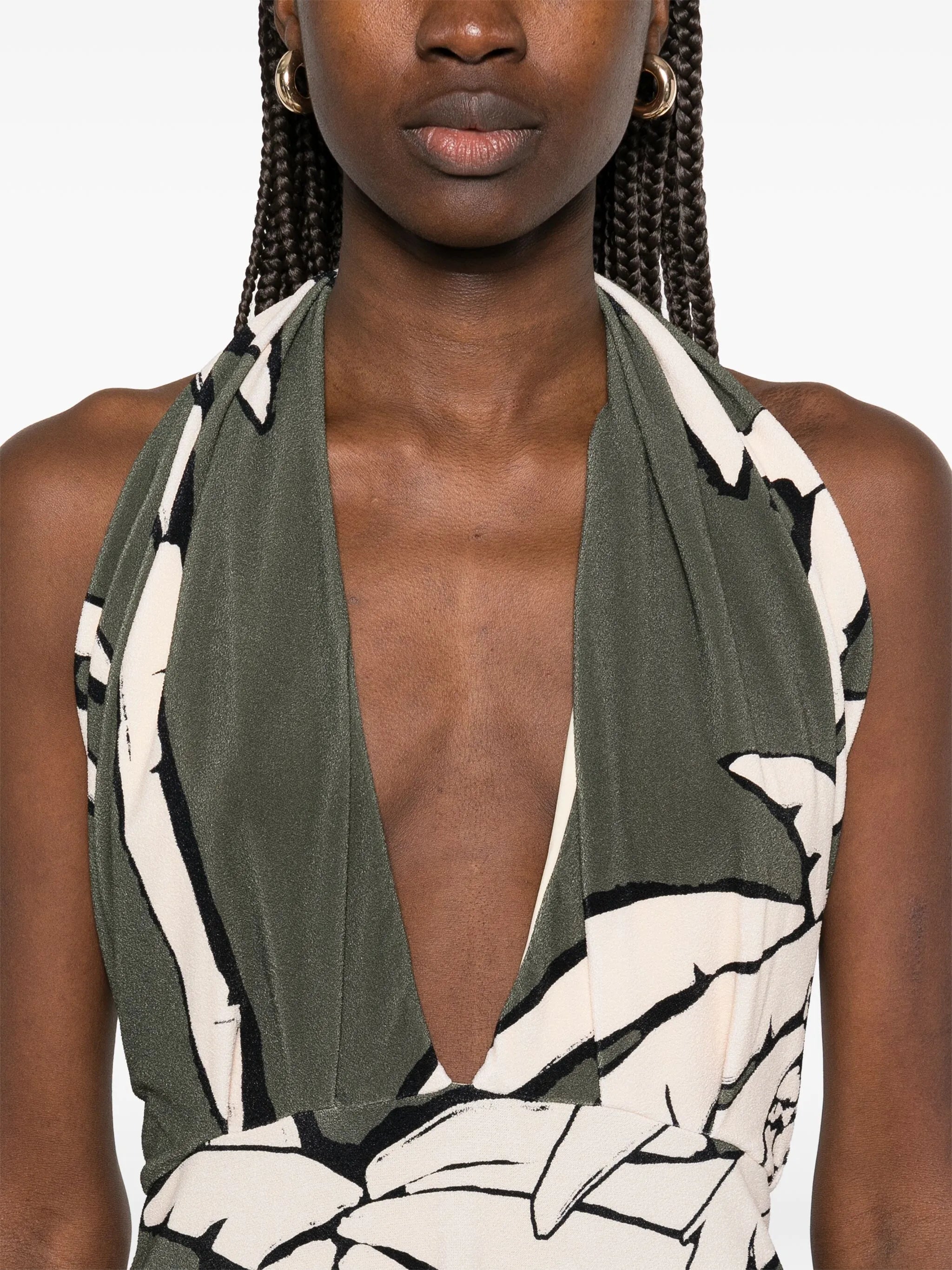 Oceanic Mantra midi dress