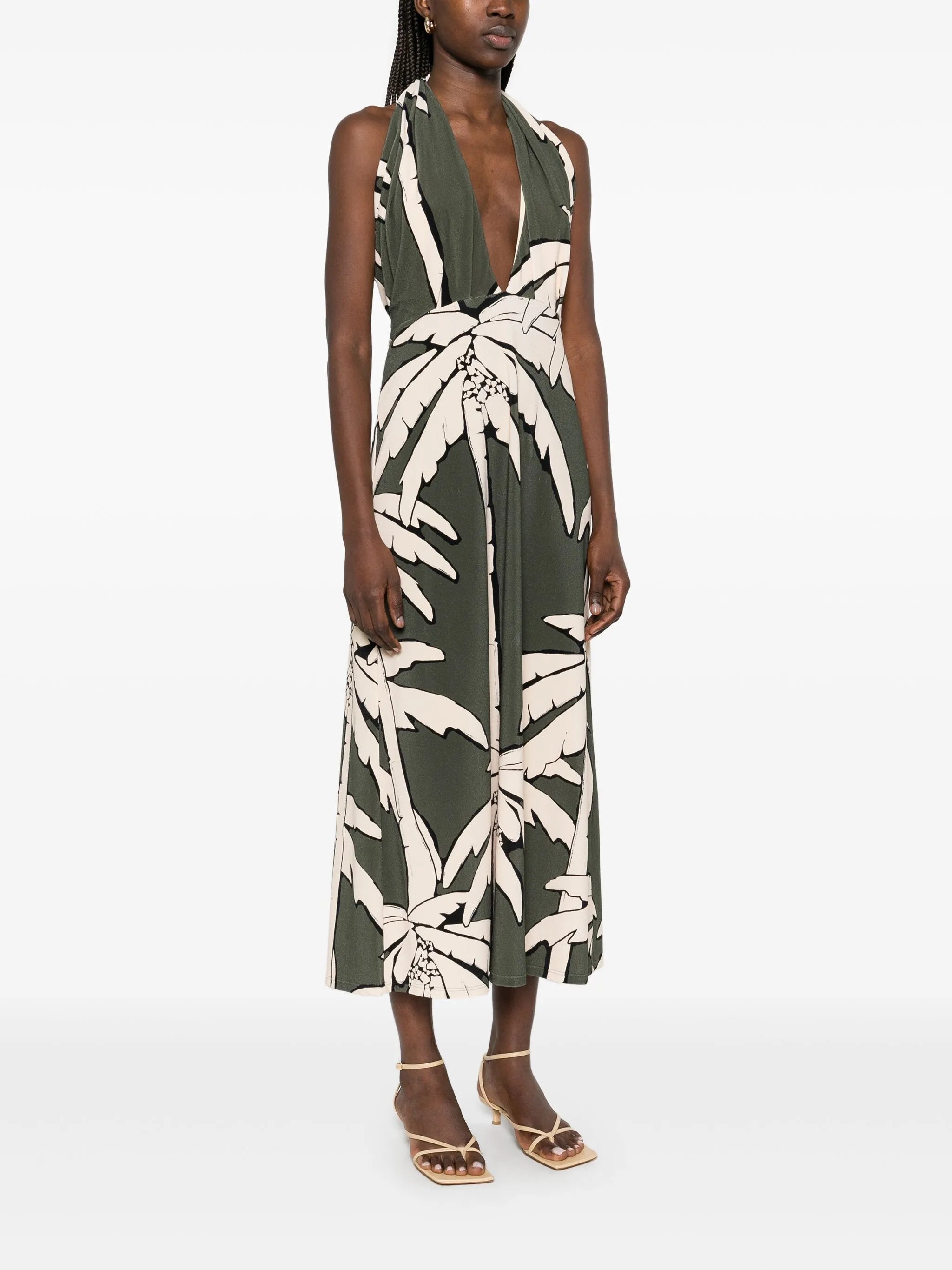 Oceanic Mantra midi dress