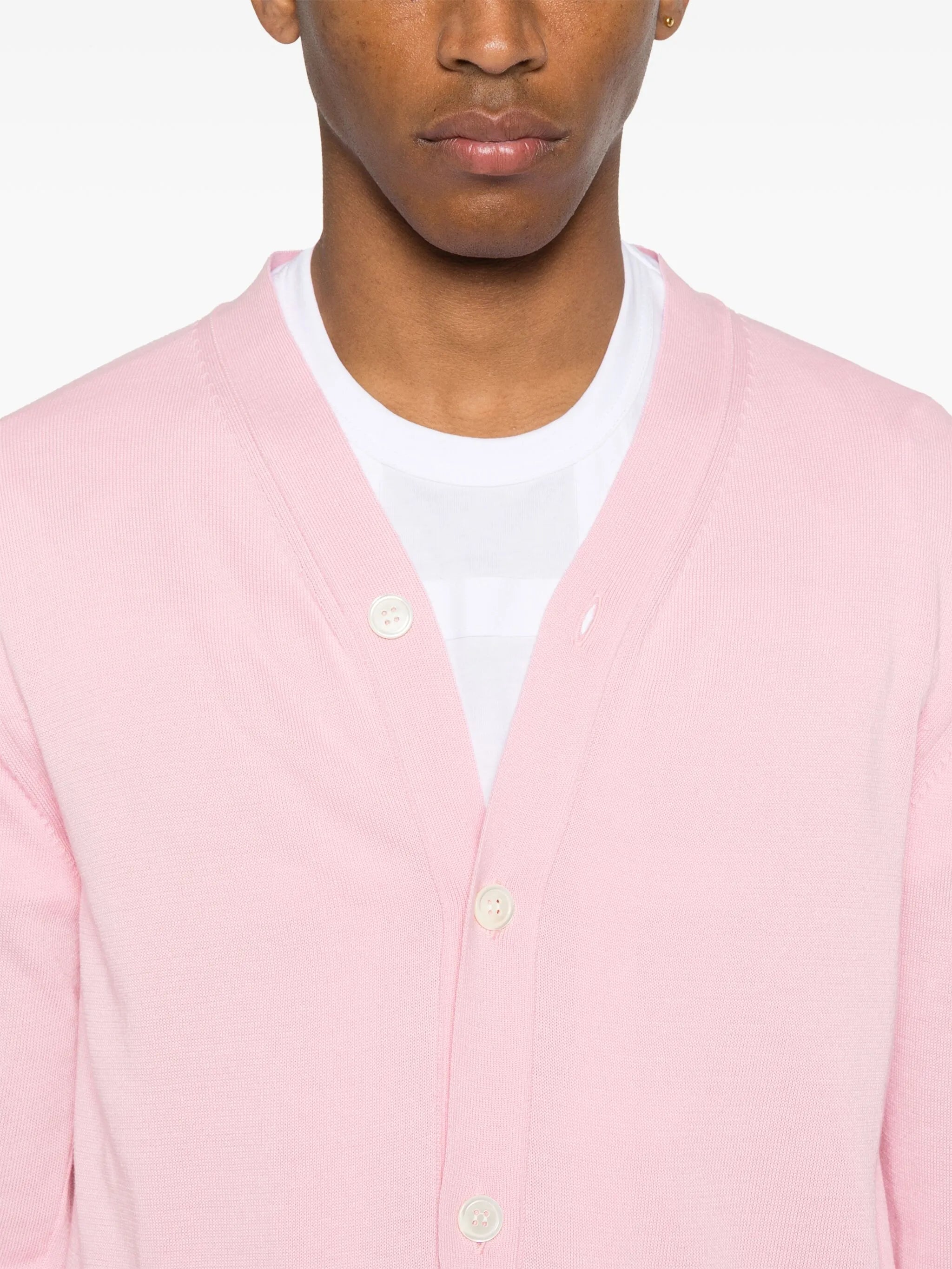 V-neck cardigan
