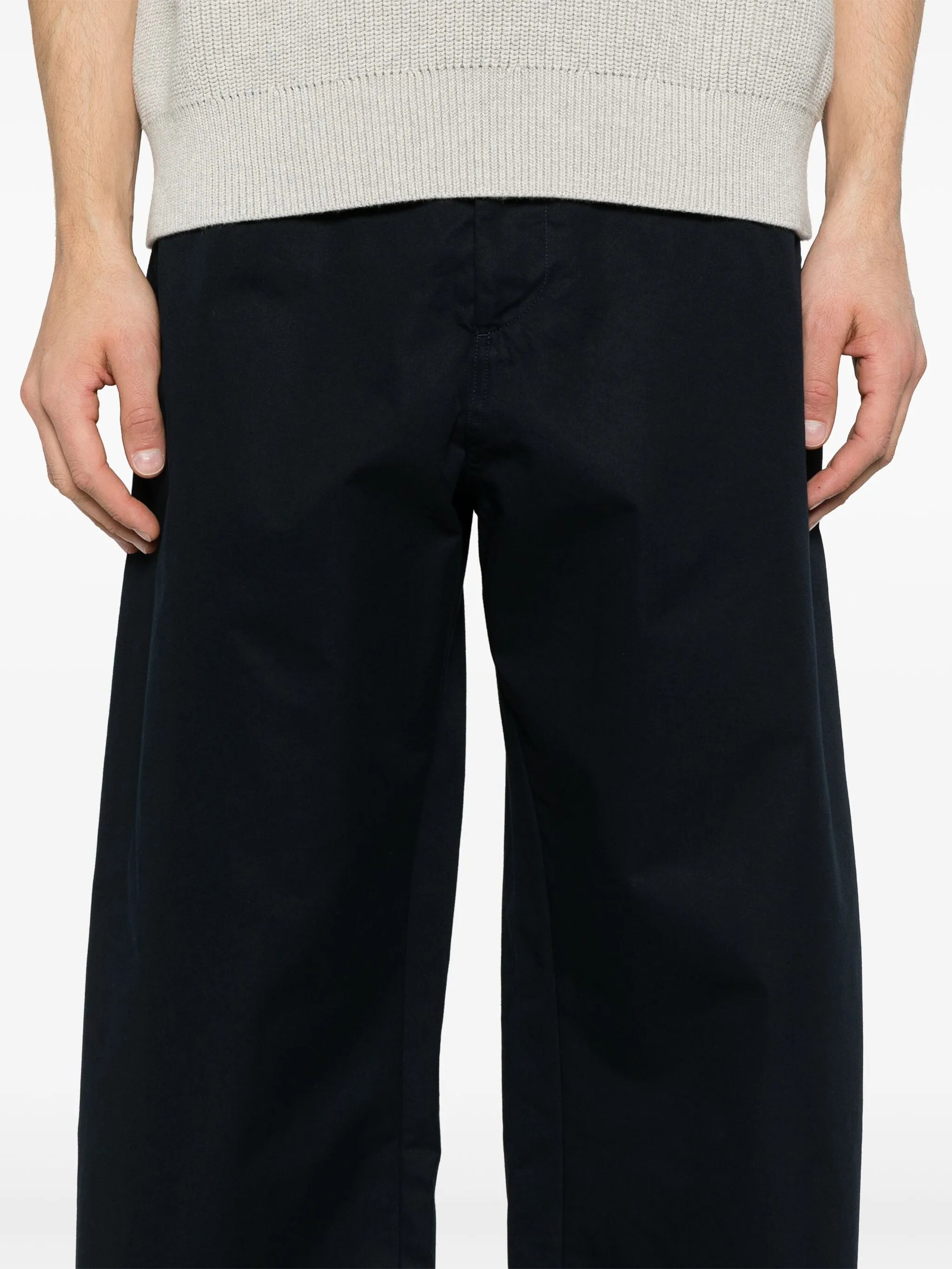 twill-weave chinos