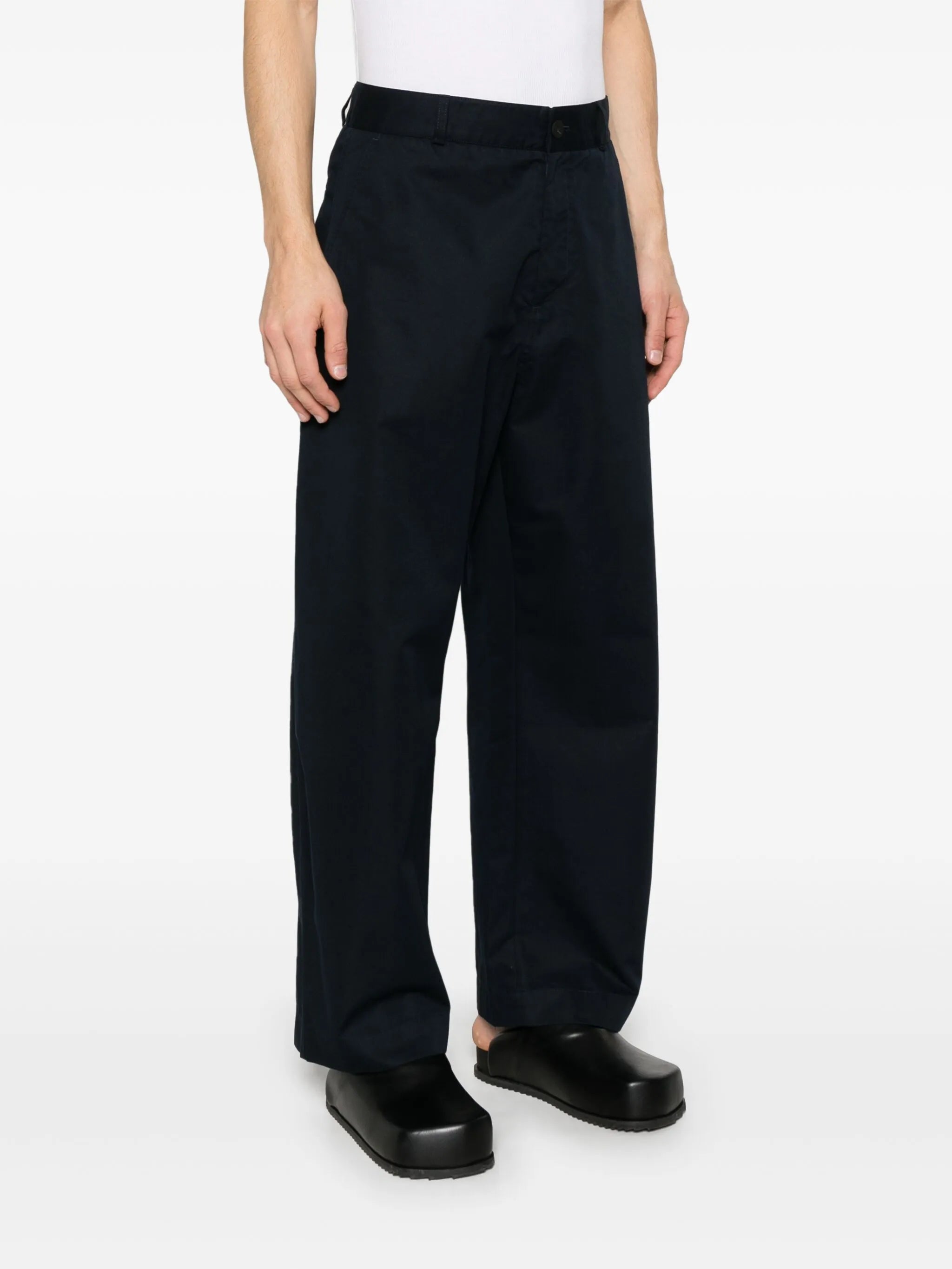 twill-weave chinos