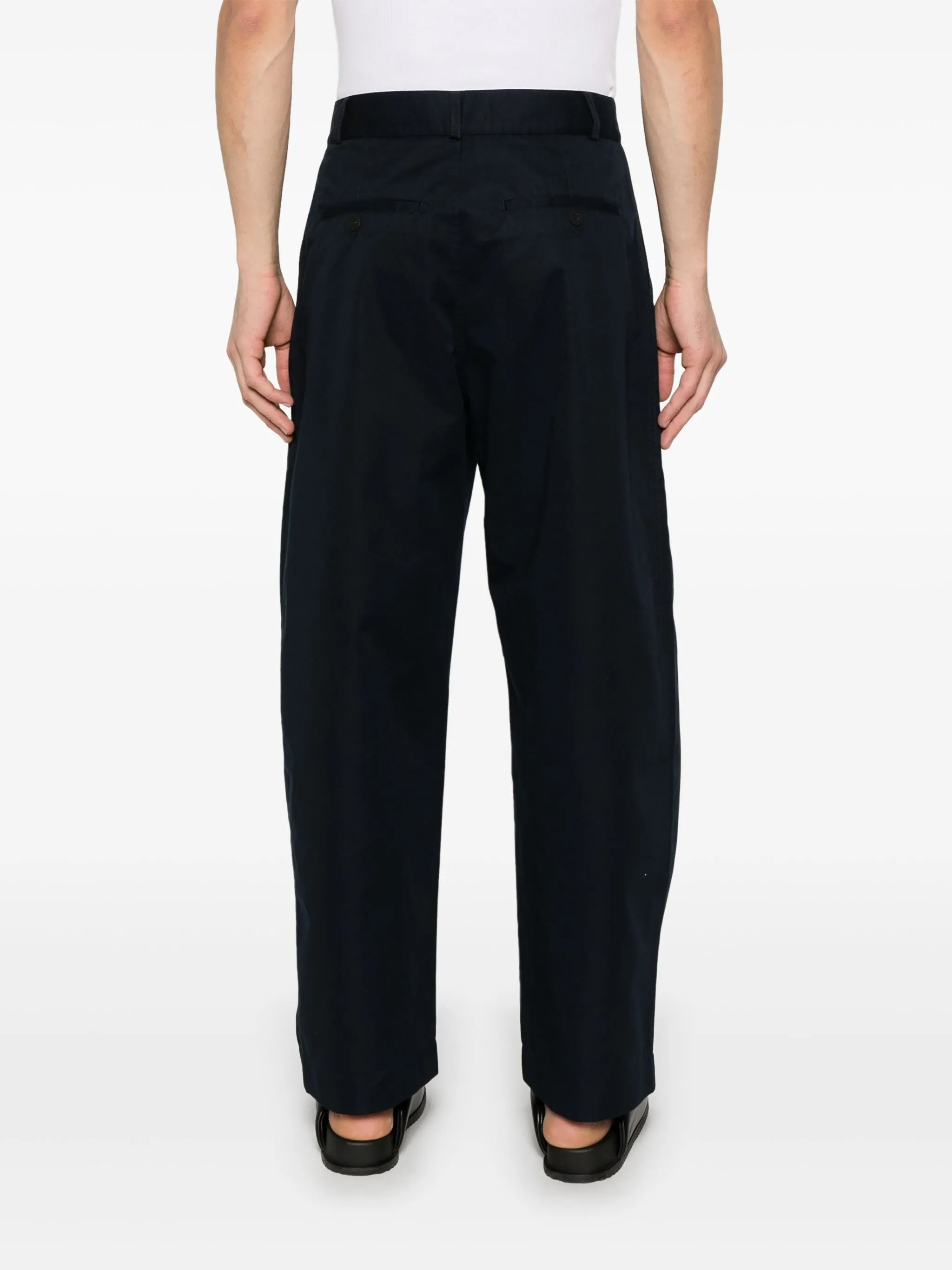 twill-weave chinos