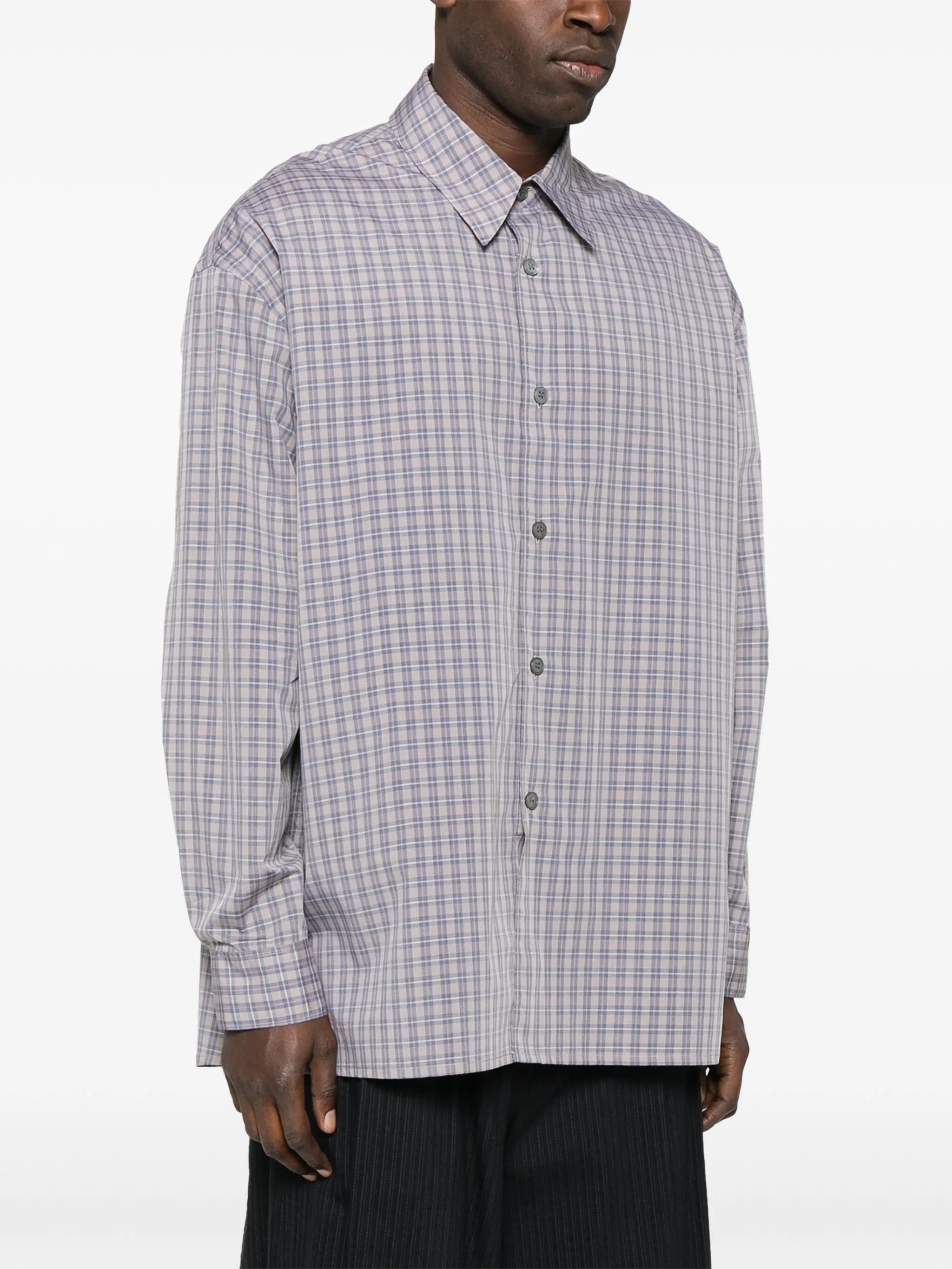 plaid-check shirt