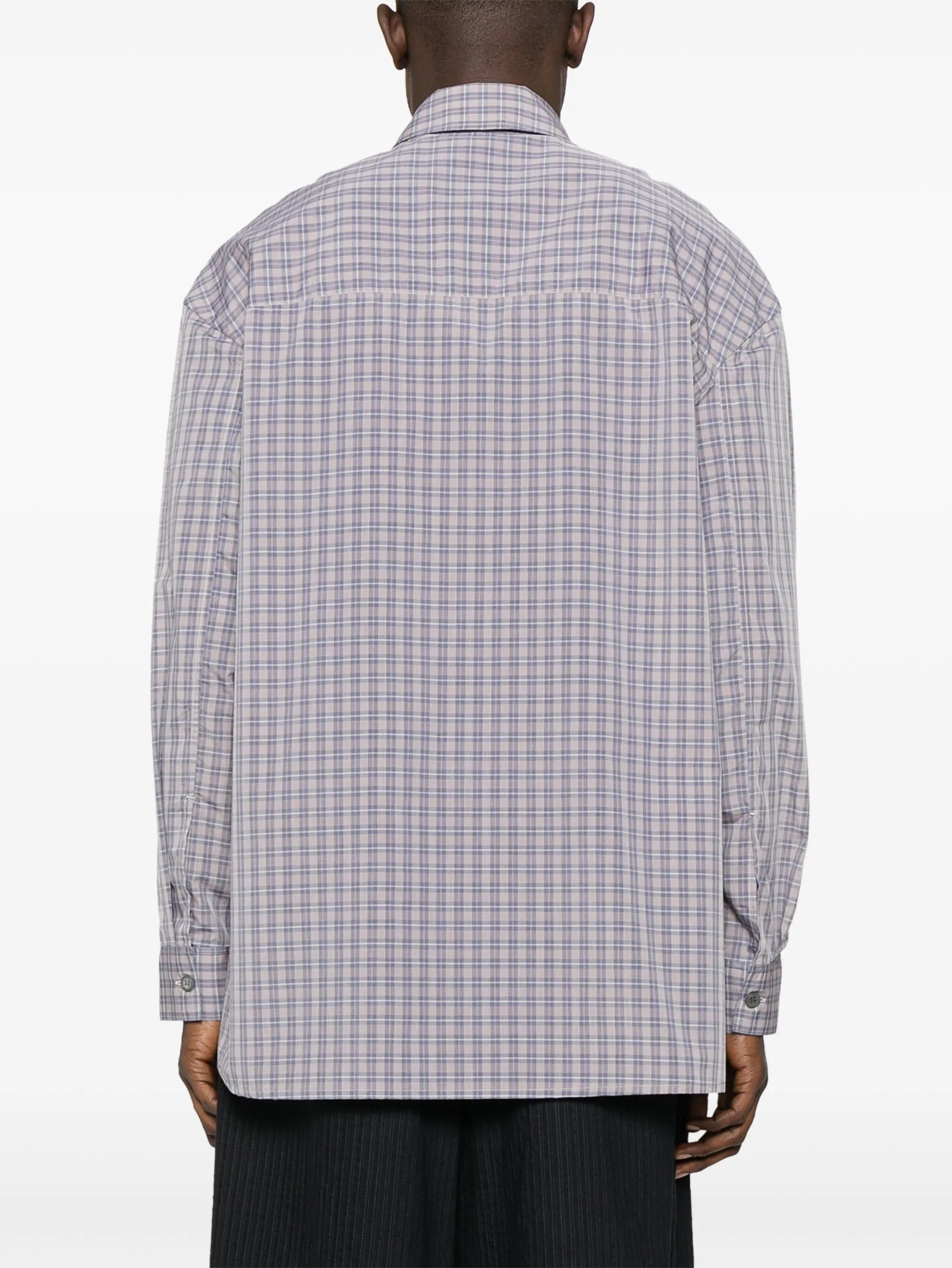 plaid-check shirt