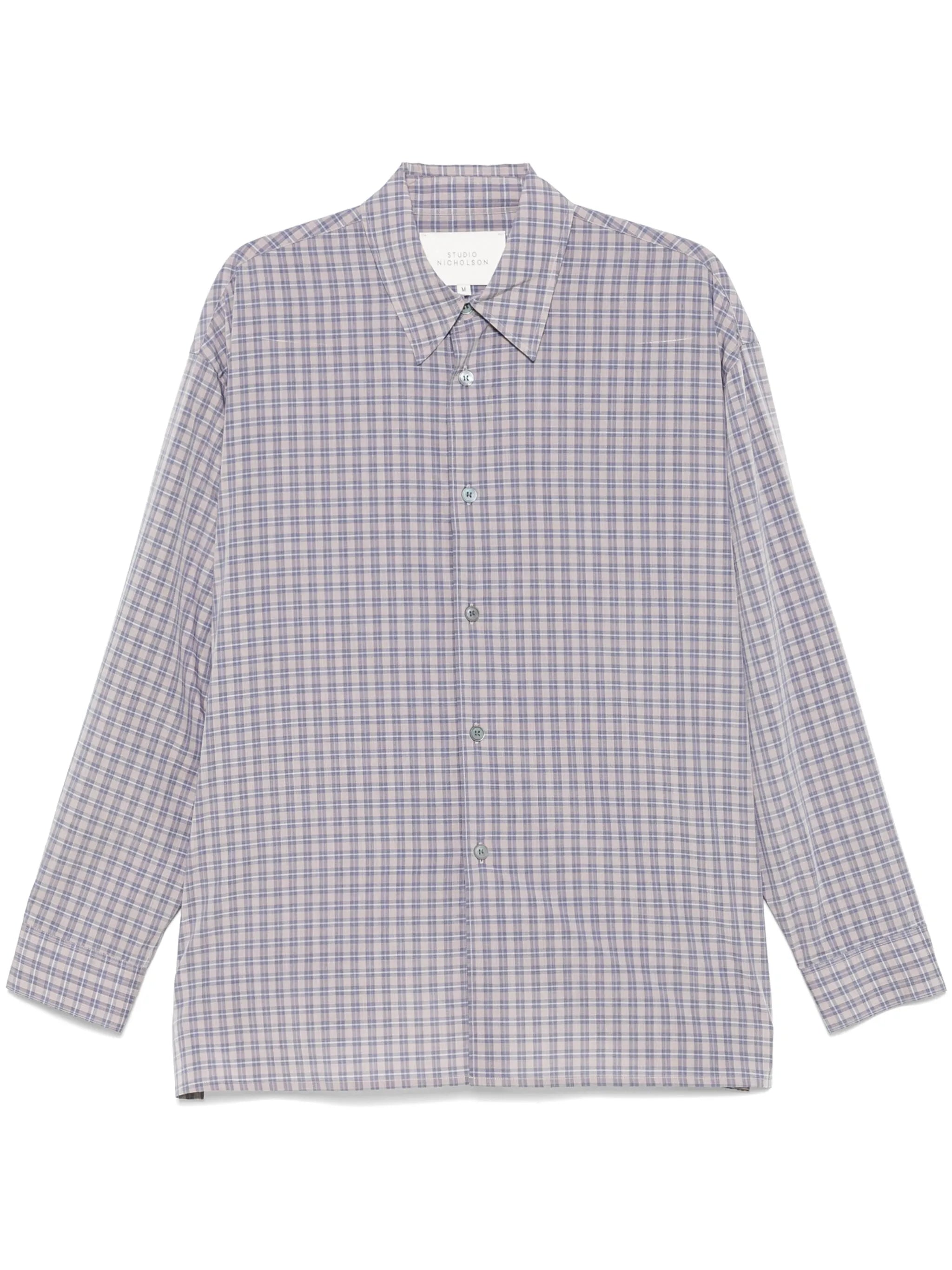plaid-check shirt