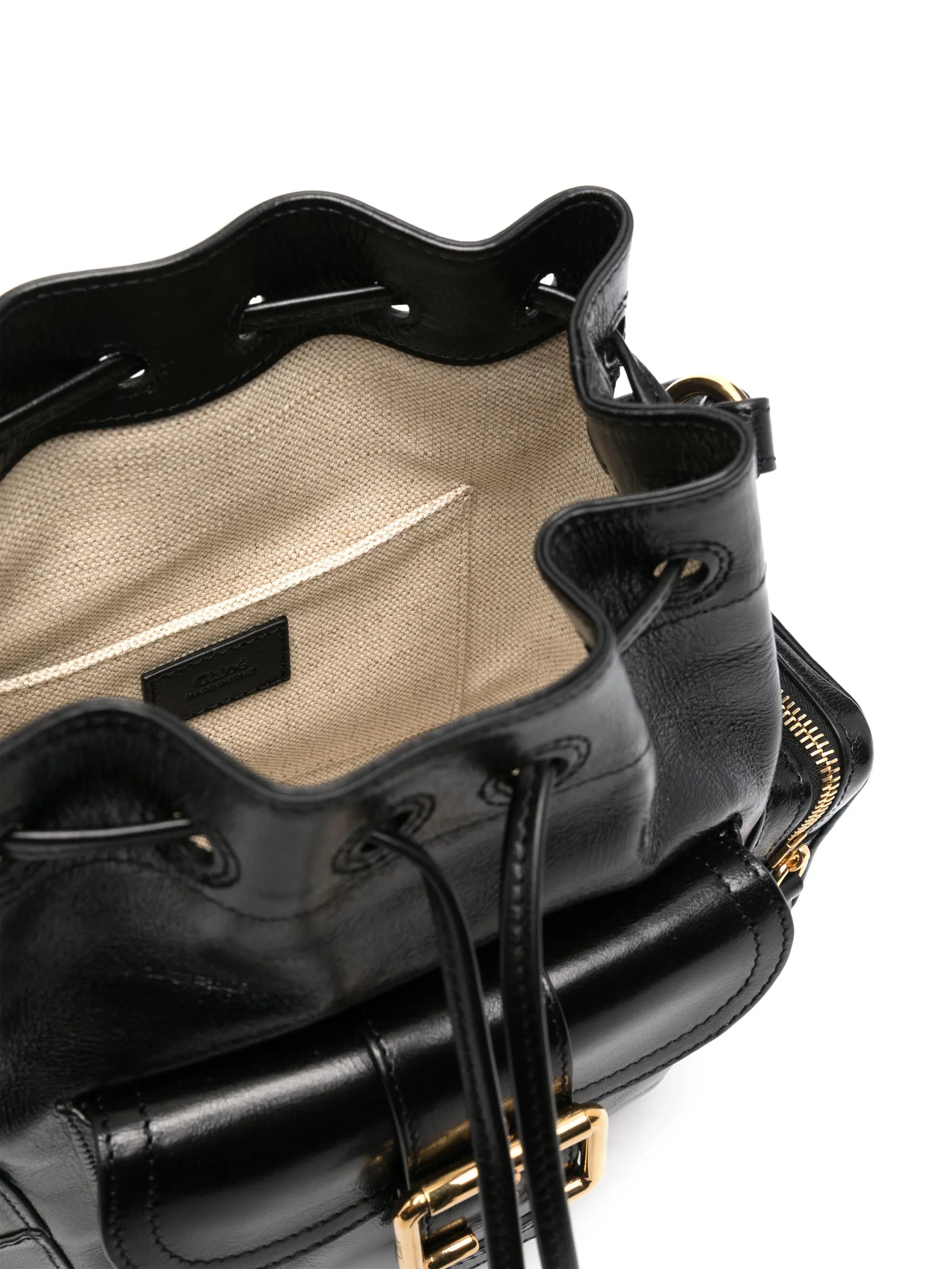 leather bucket bag