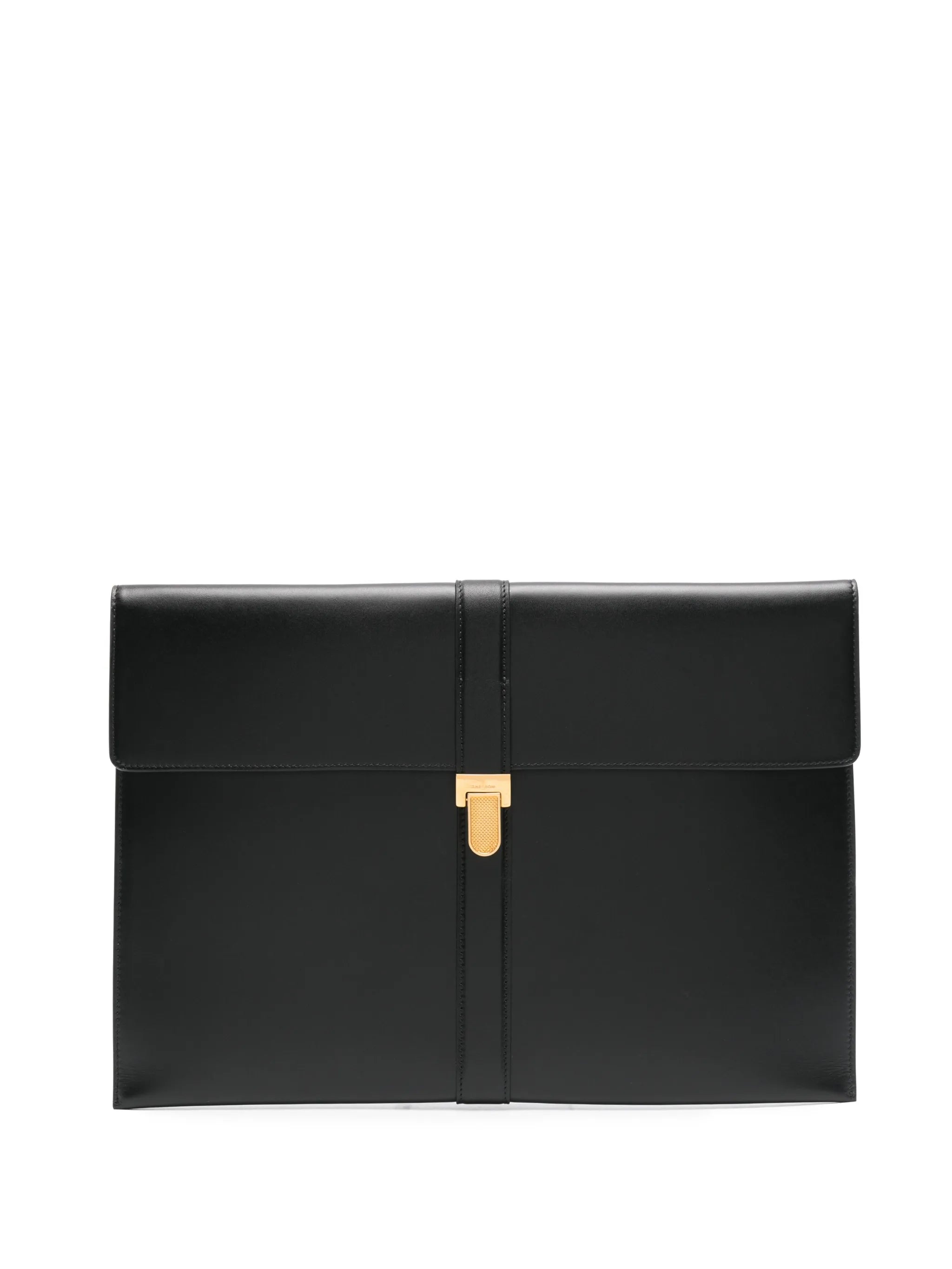 leather clutch bag