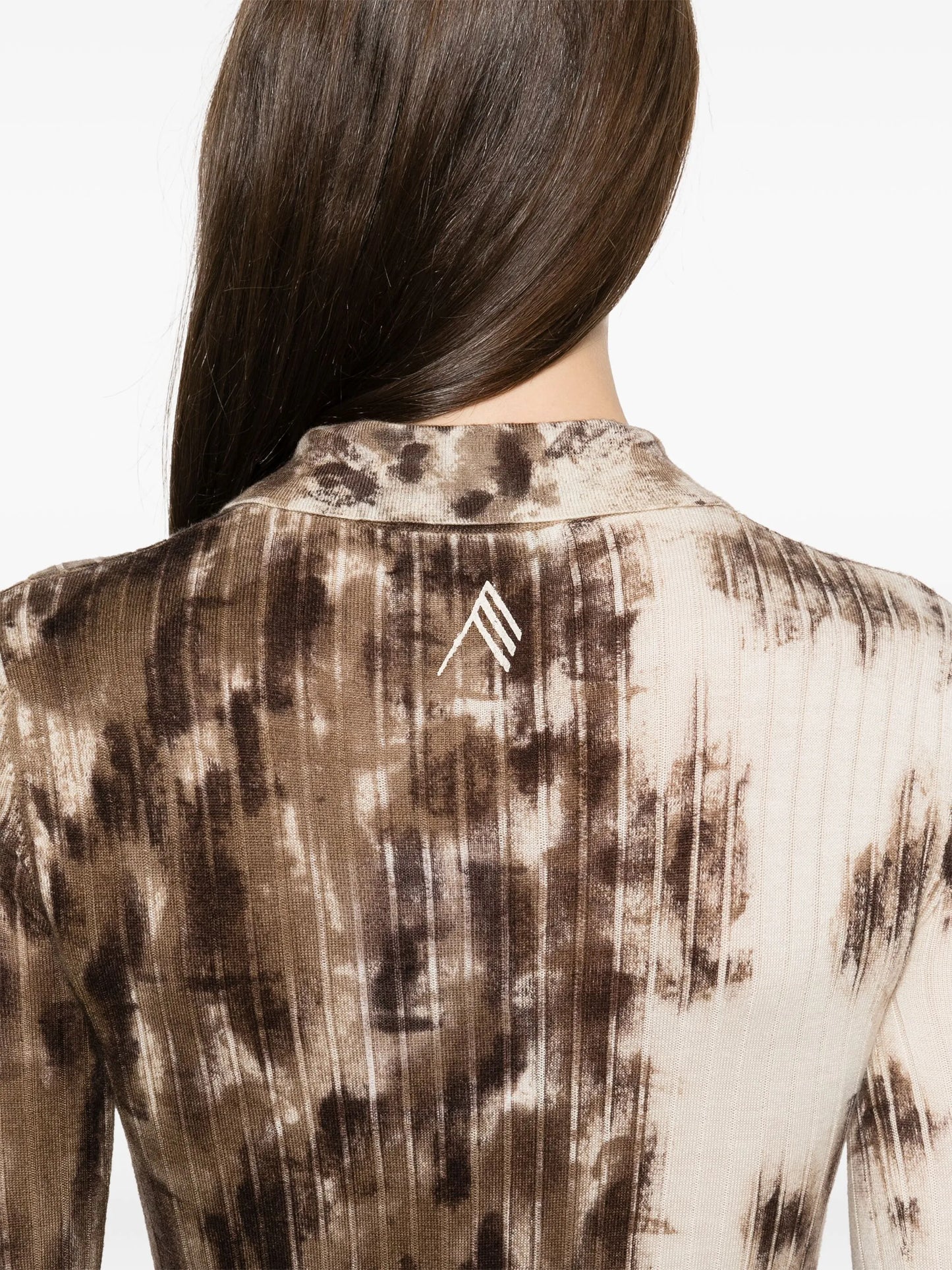 tie-dye polo top