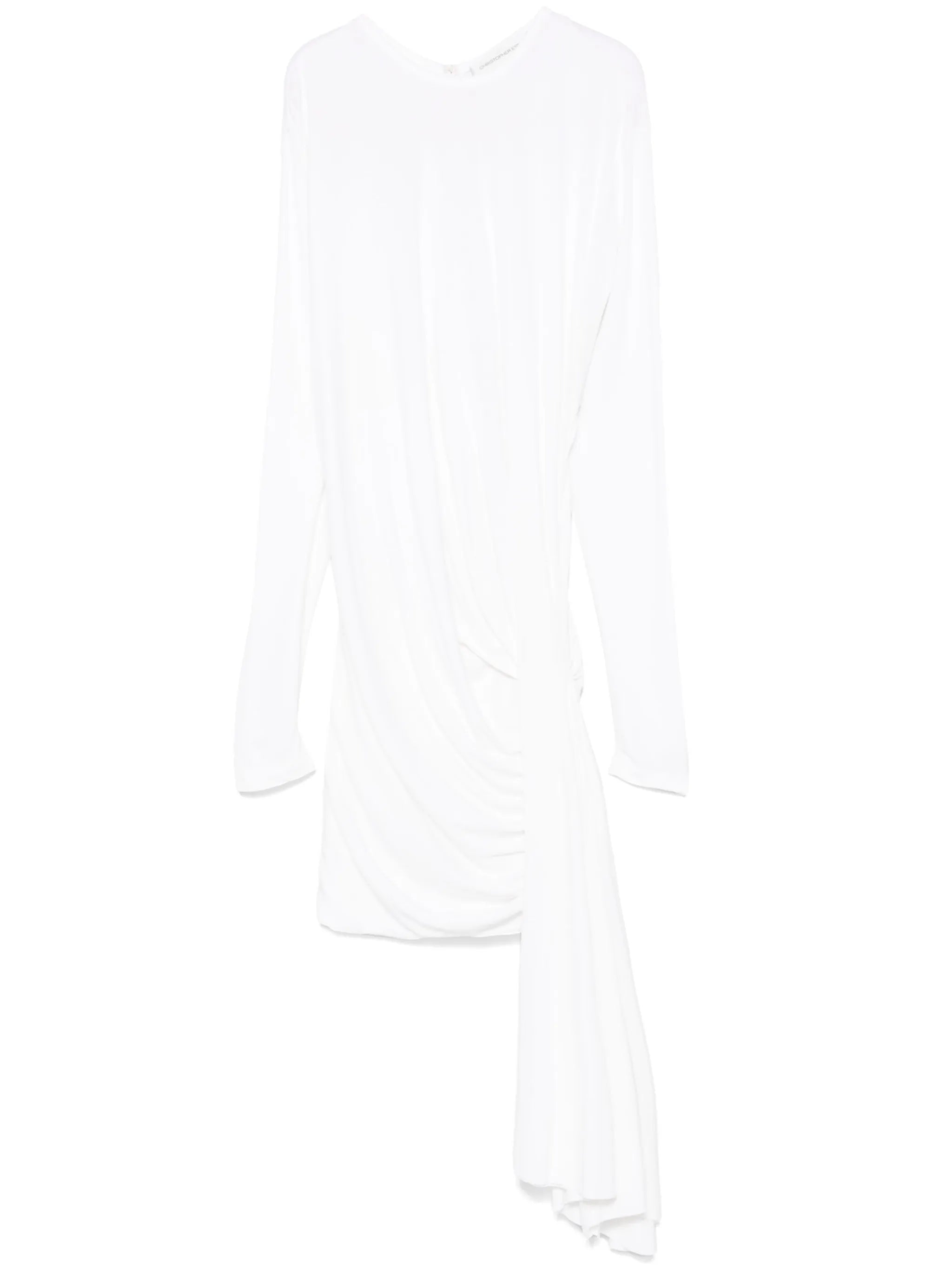 draped-detailing mini dres