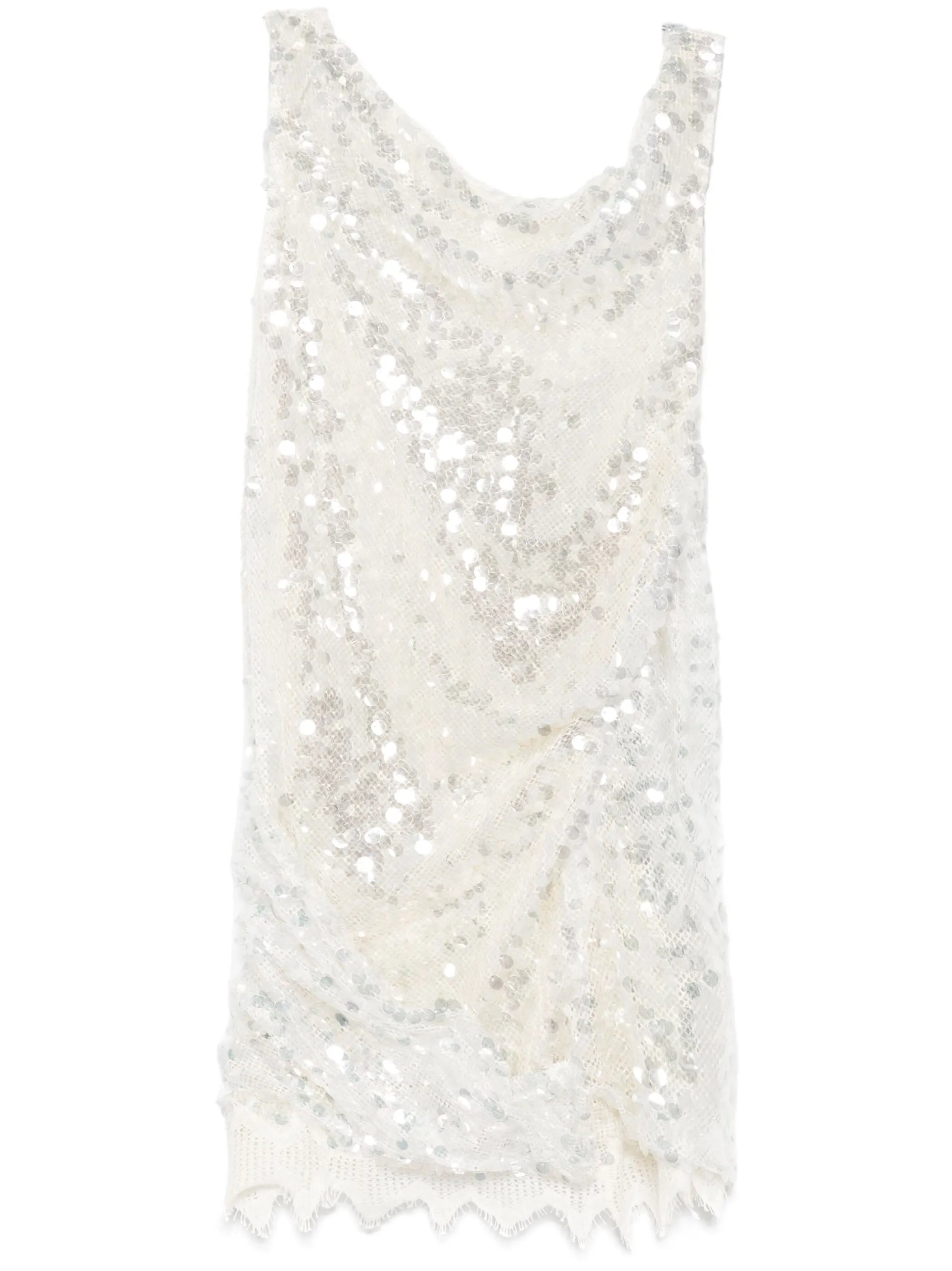 sequinned mini dress