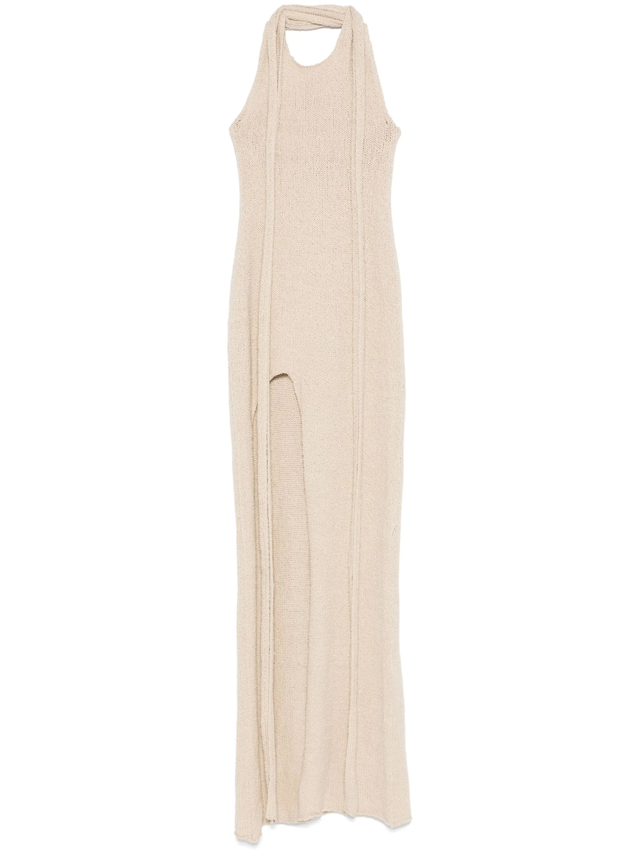 knitted midi dress