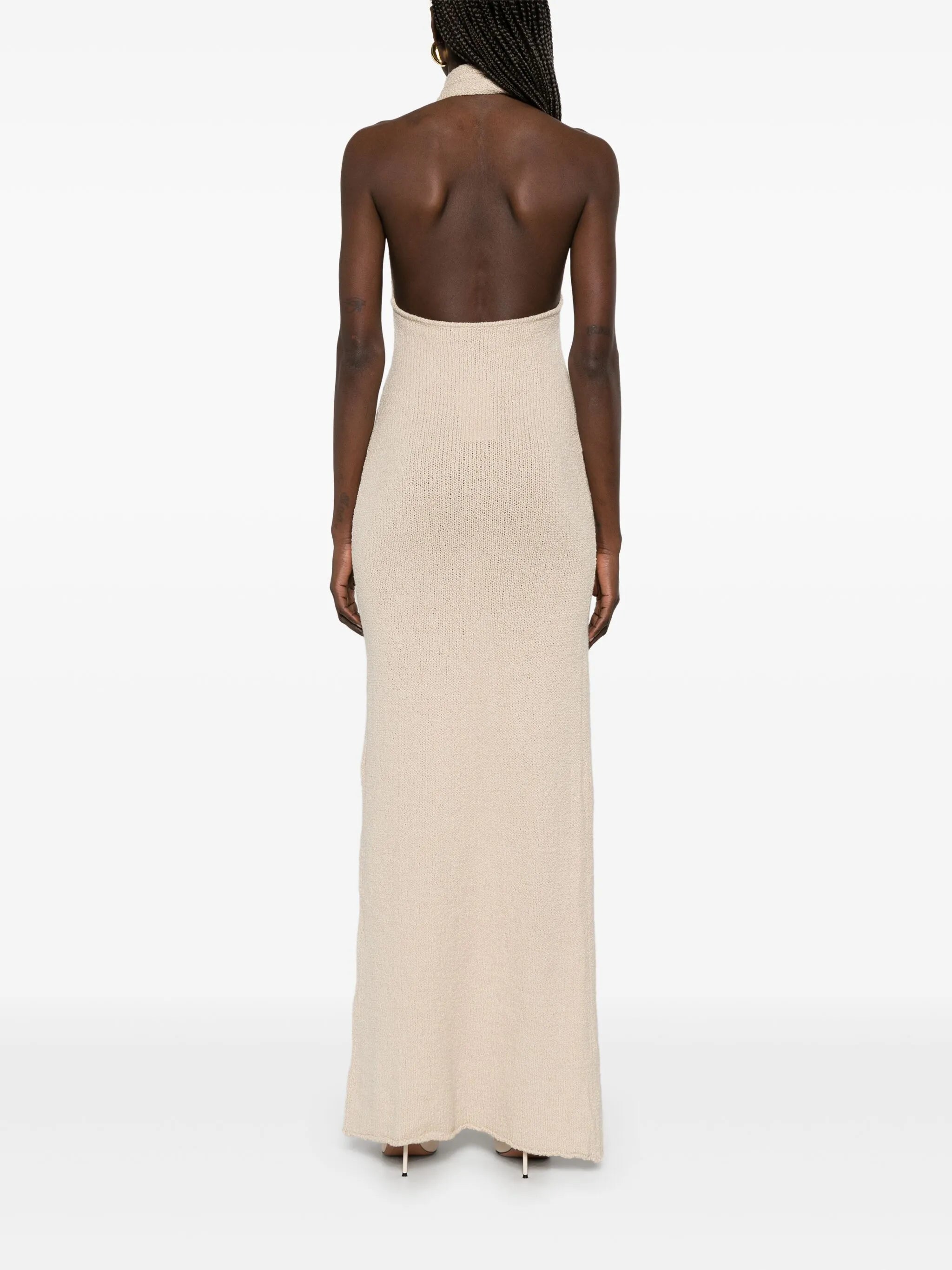 knitted midi dress